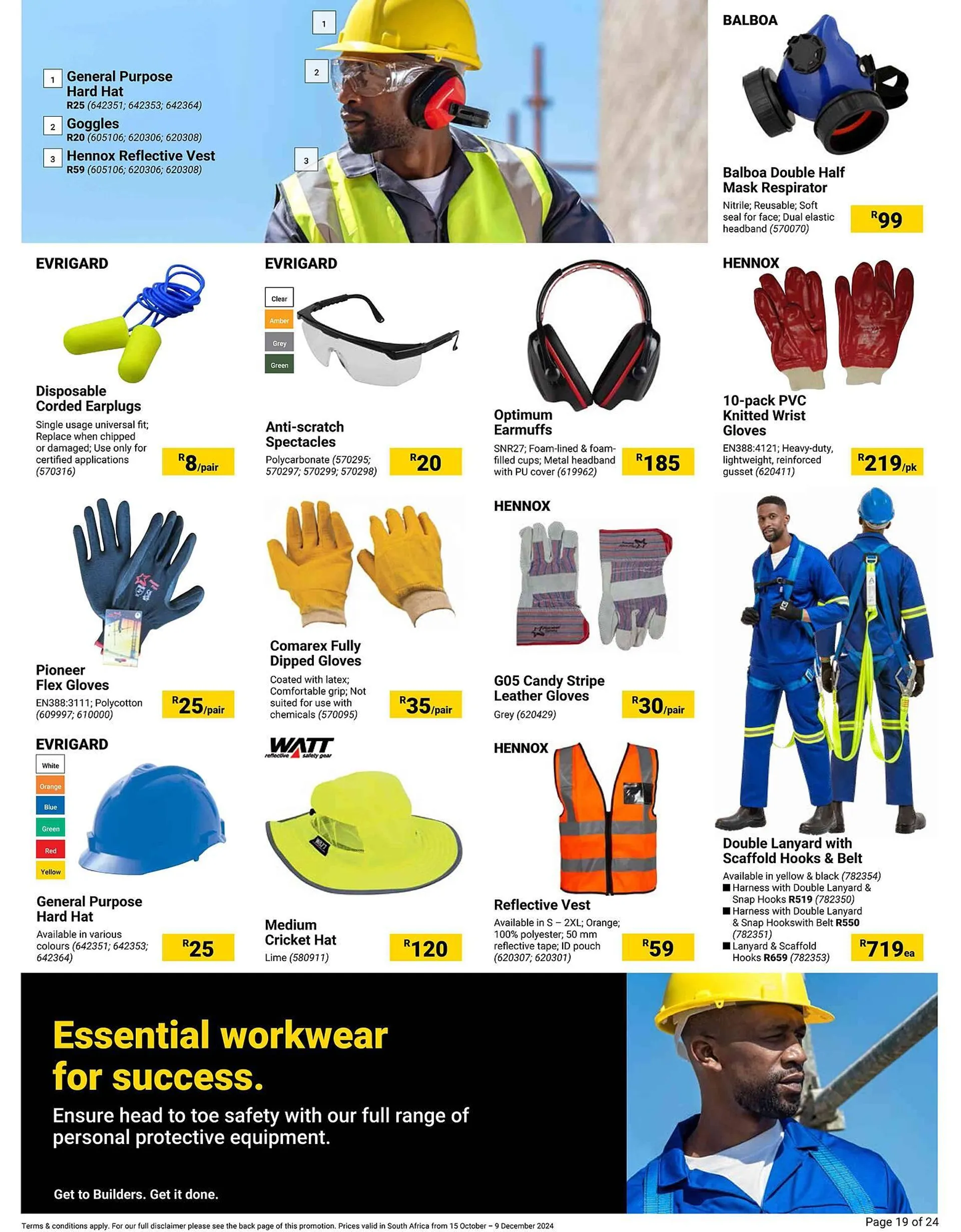 Builders Warehouse catalogue from 15 October to 9 December 2024 - Catalogue Page 19