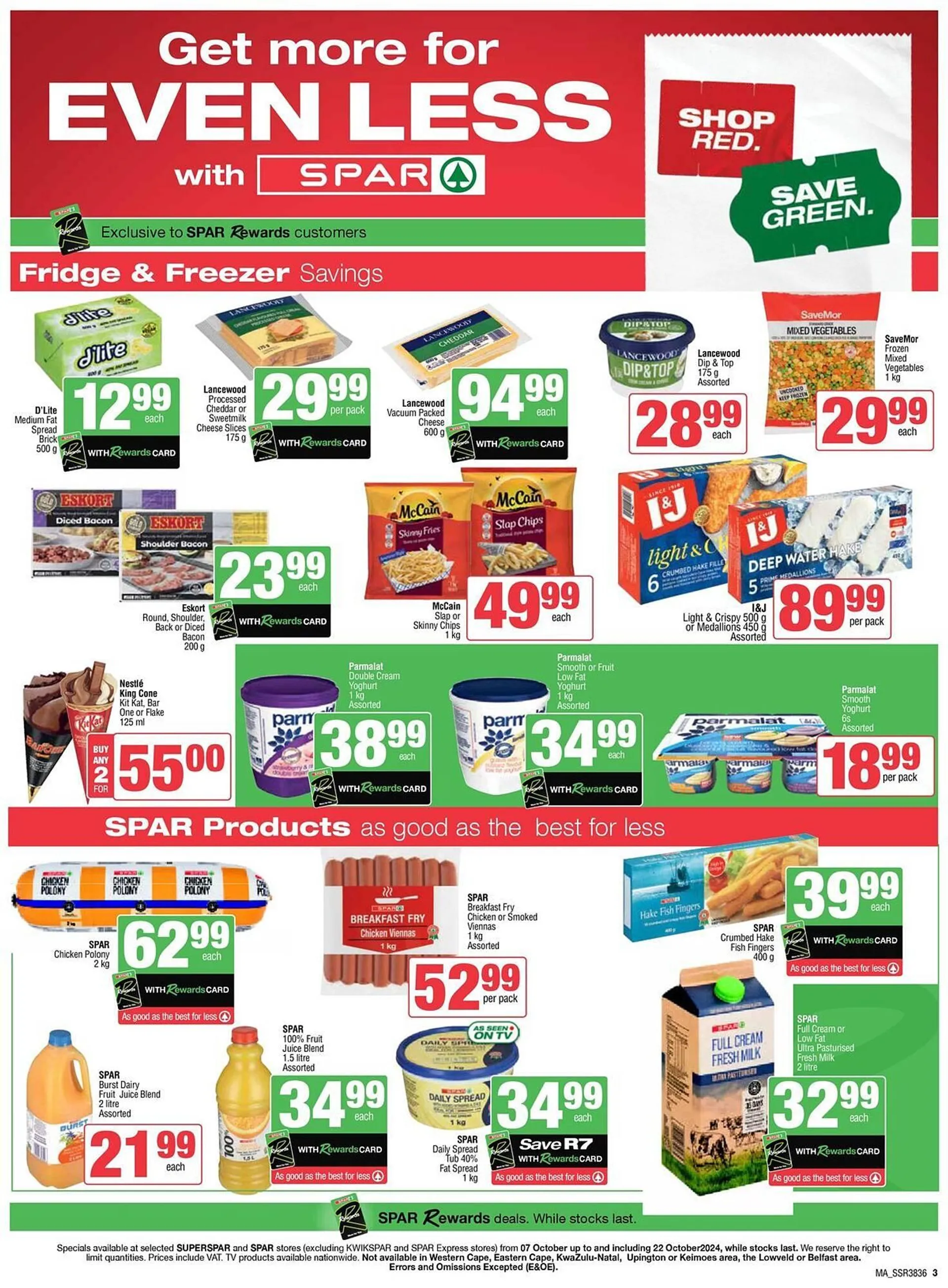 Spar catalogue from 7 October to 22 October 2024 - Catalogue Page 3