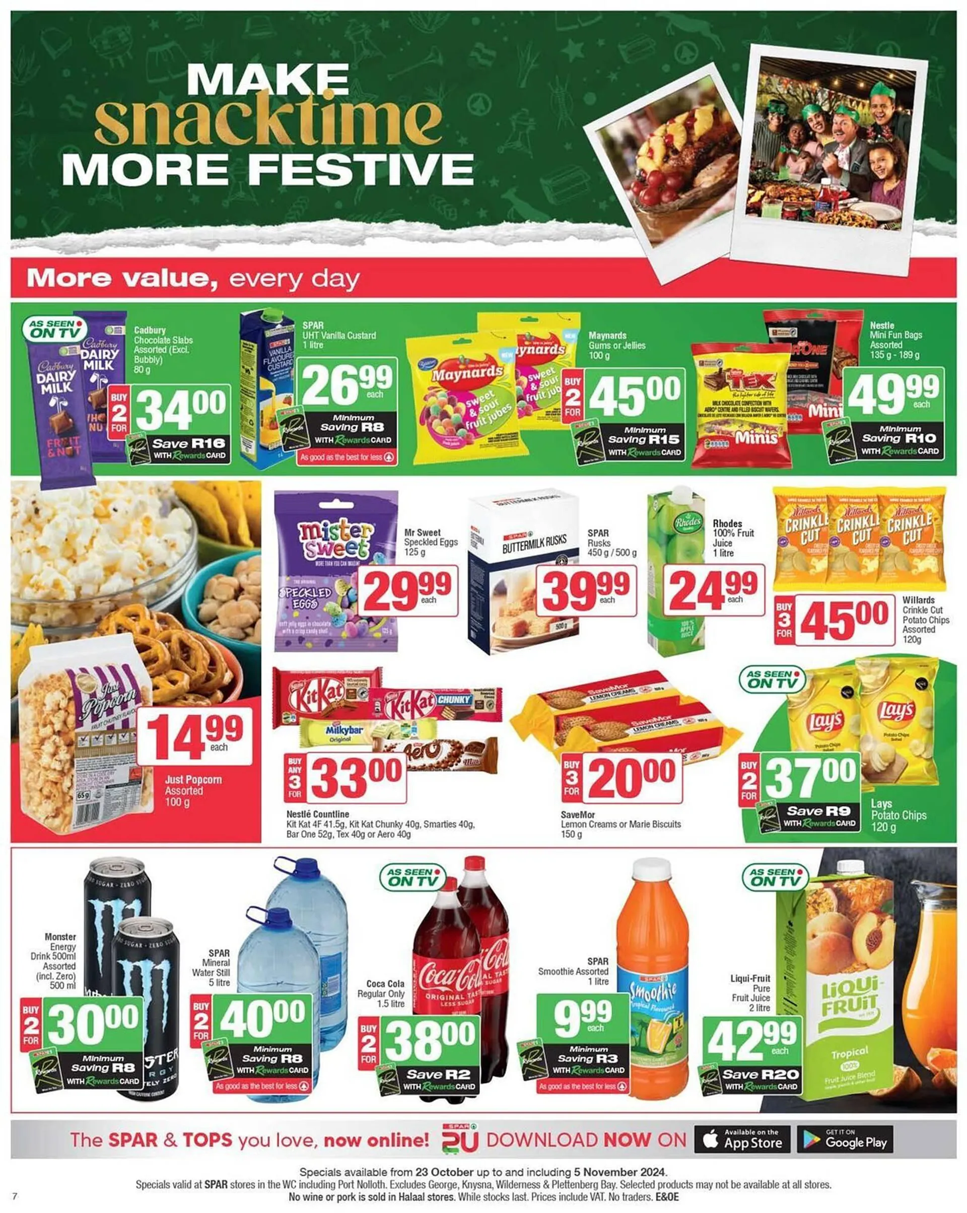 Spar catalogue from 23 October to 5 November 2024 - Catalogue Page 7