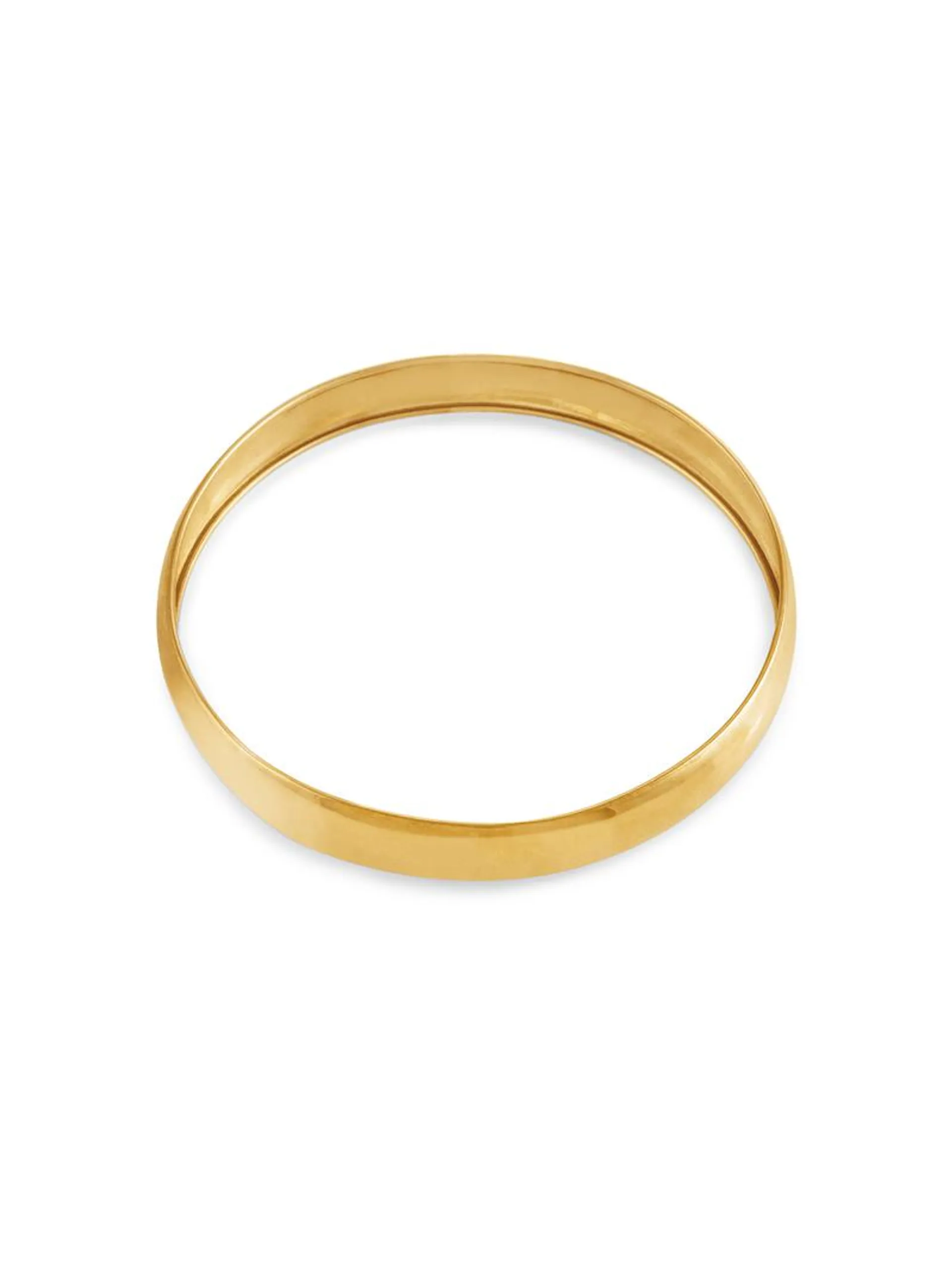 Yellow Gold Classic +-6mm Bangle