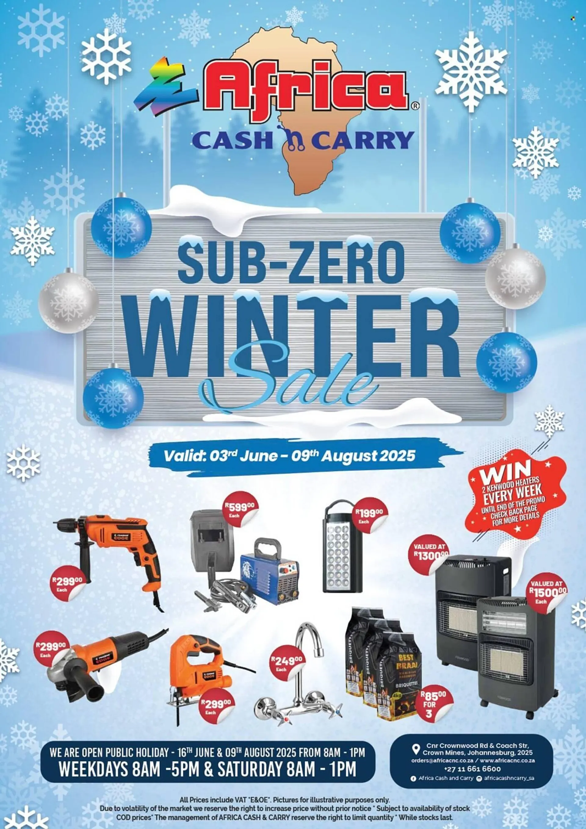 Africa Cash and Carry catalogue from 3 June to 9 August 2025 - Catalogue Page 1