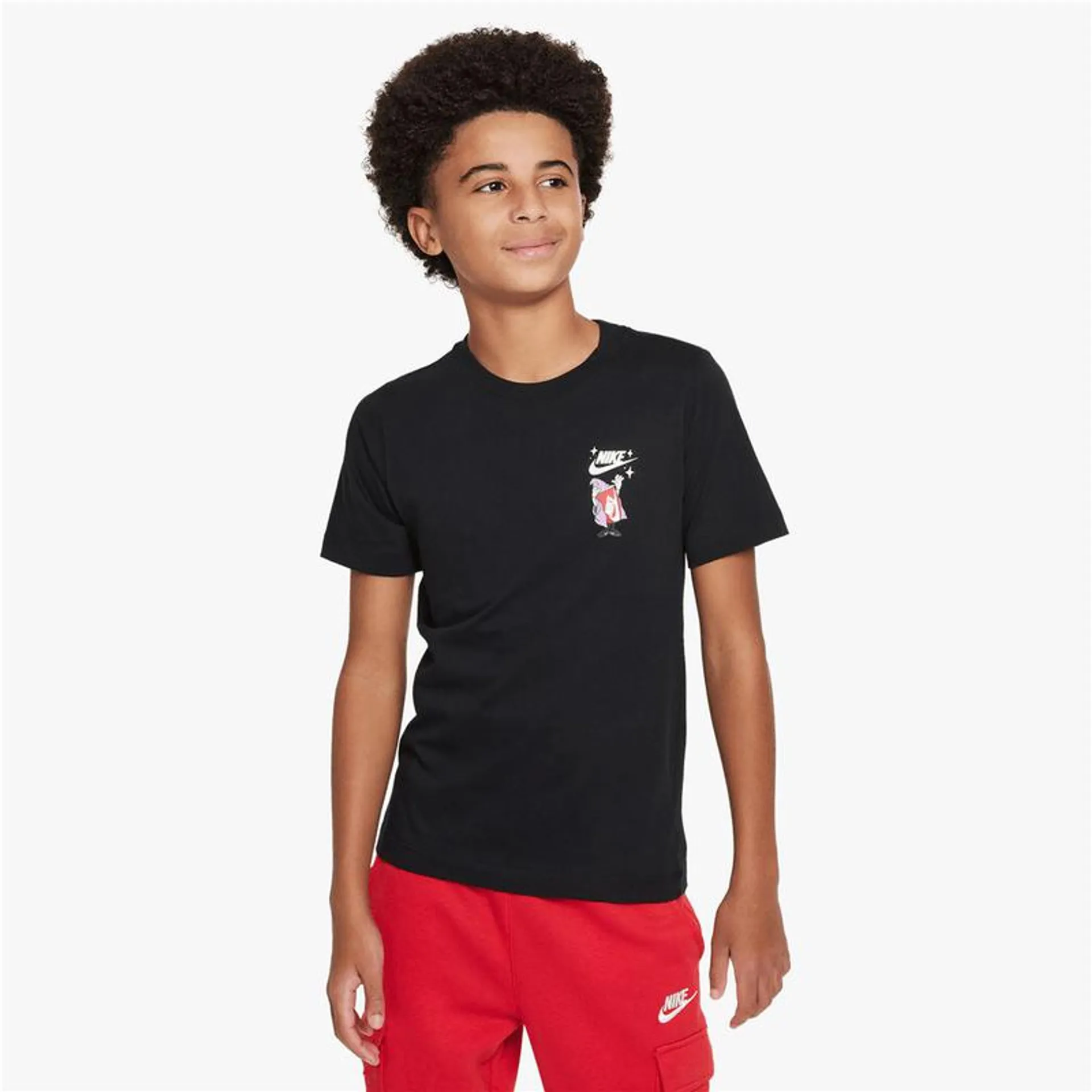 Nike Unisex Youth NSW Boxy Black T-shirt