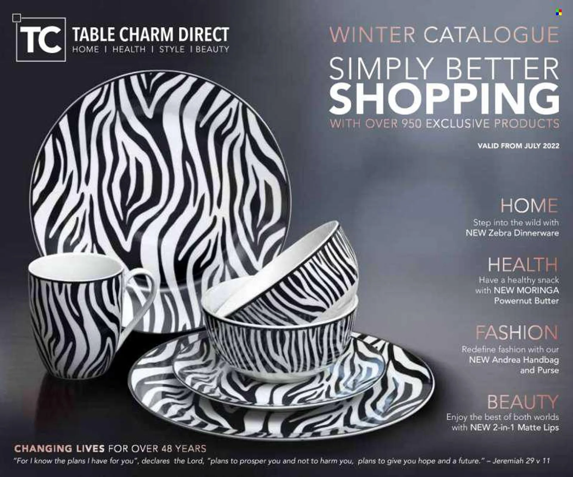 Table Charm Direct catalogue .