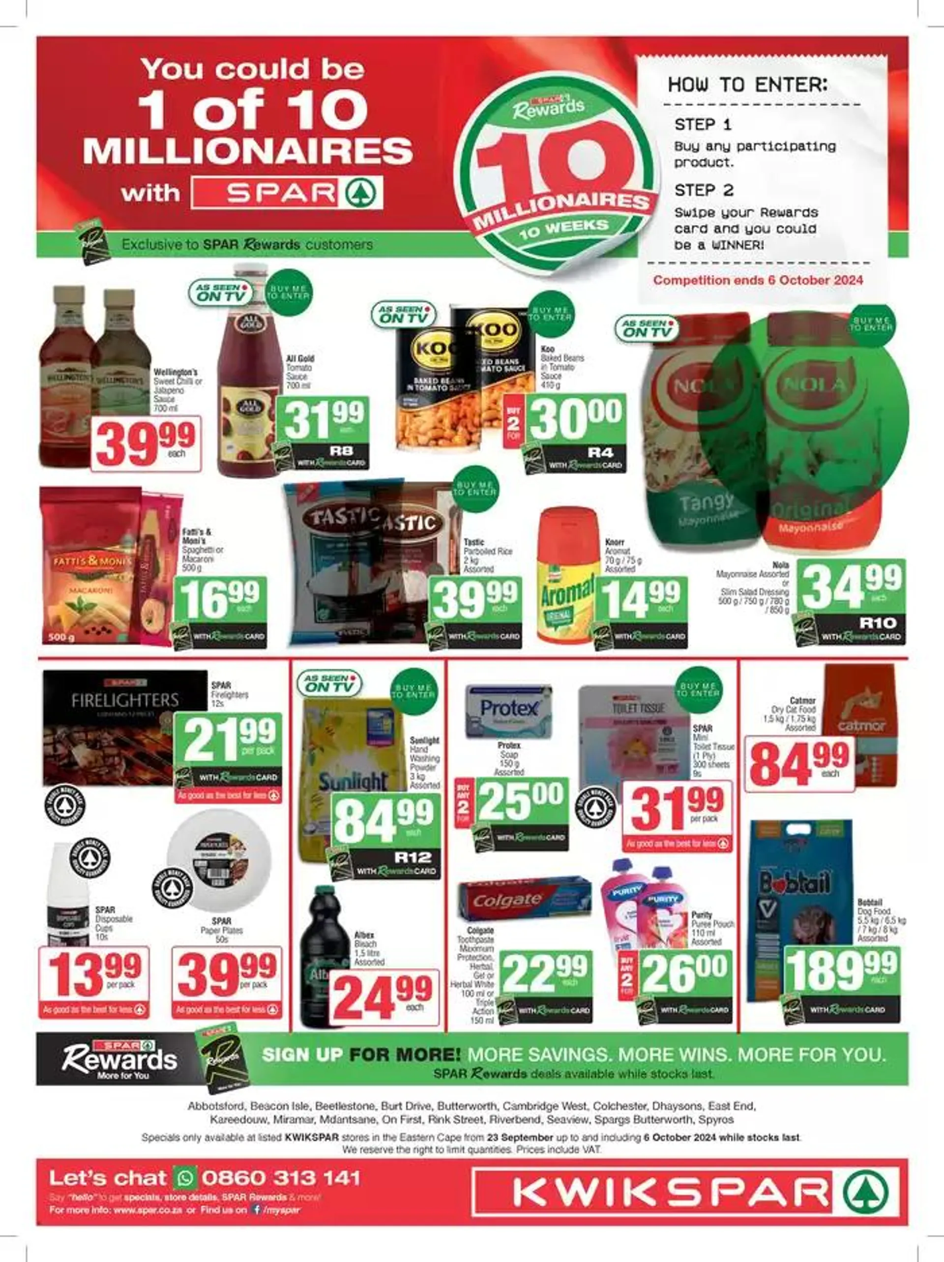 Specials KwikSpar from 23 September to 6 October 2024 - Catalogue Page 4