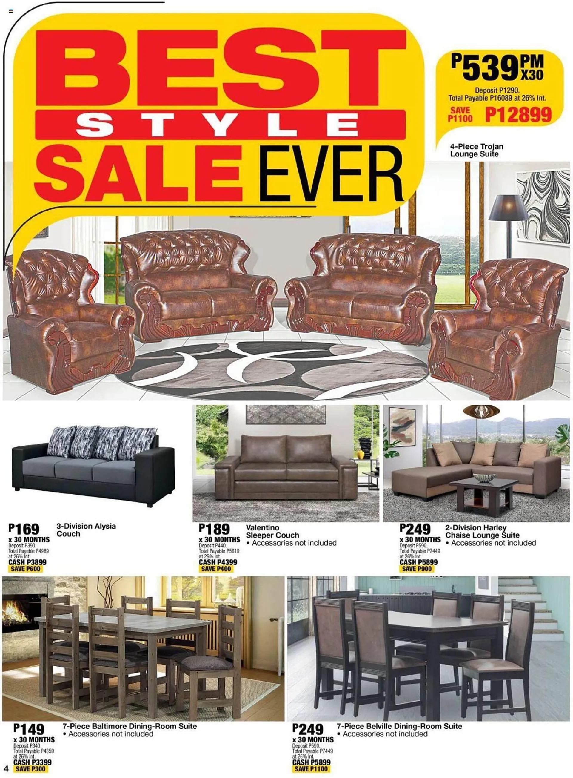 OK Furniture catalogue from 18 September to 6 October 2024 - Catalogue Page 4