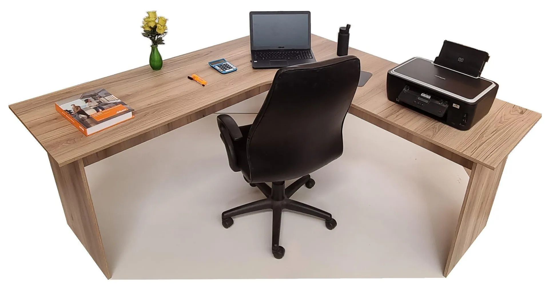 London Corner Desk 180cm - Sahara