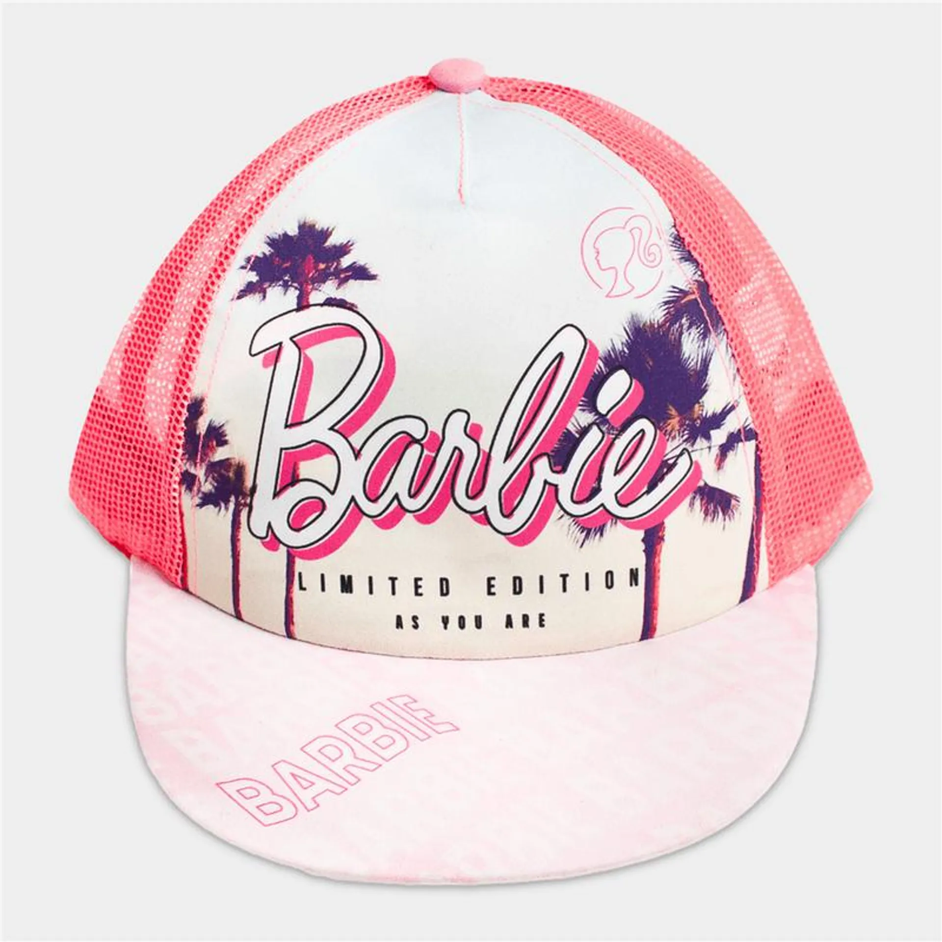 Girl's Character Group Pink Barbie Trucker Cap