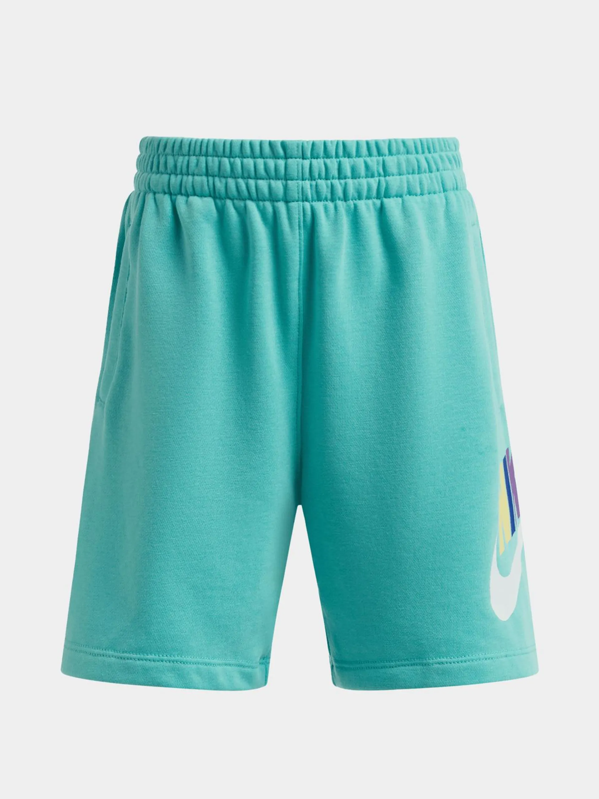 Nike Kids Boys Club Sportswear Green Shorts