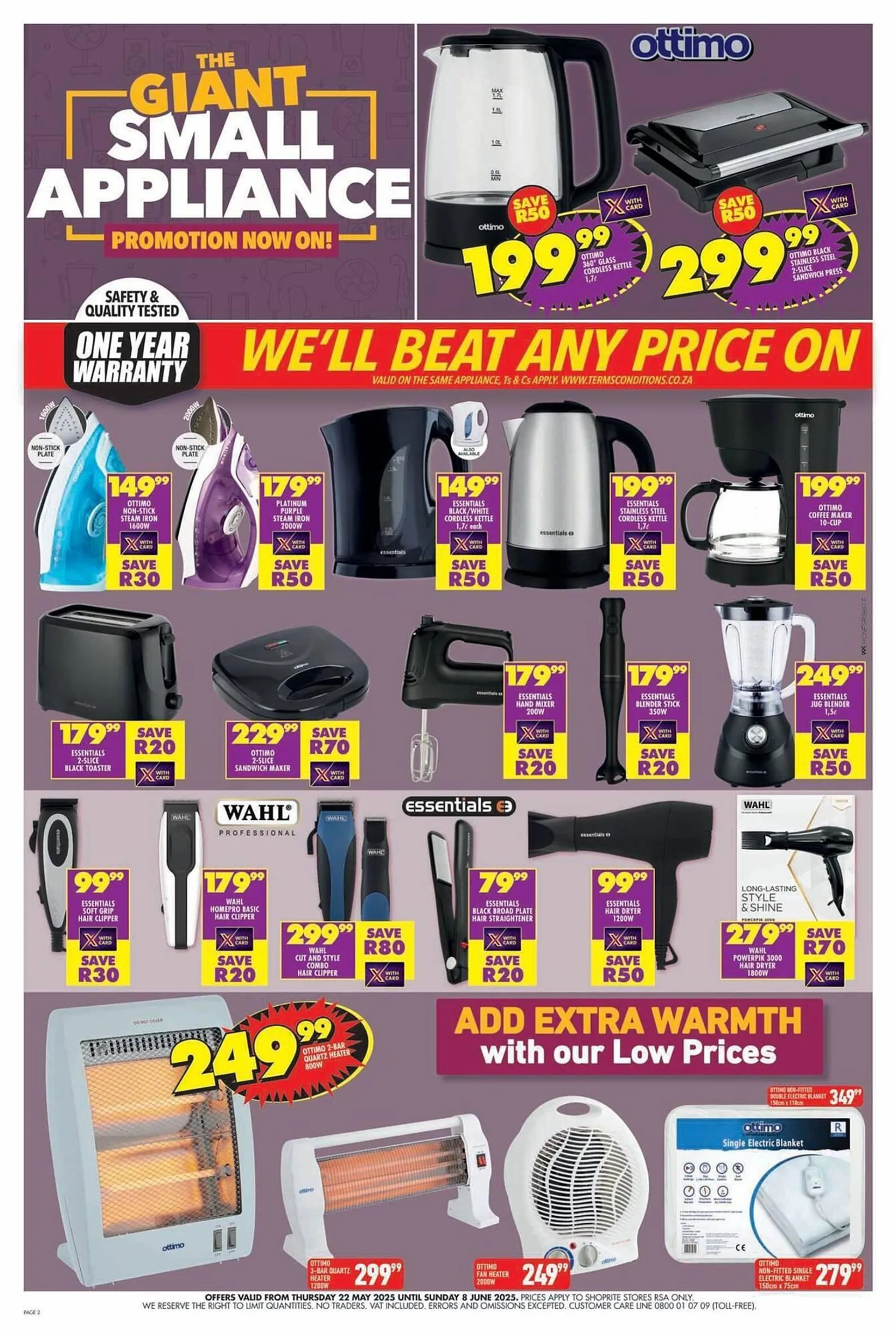 Shoprite catalogue from 22 May to 8 June 2025 - Catalogue Page 1