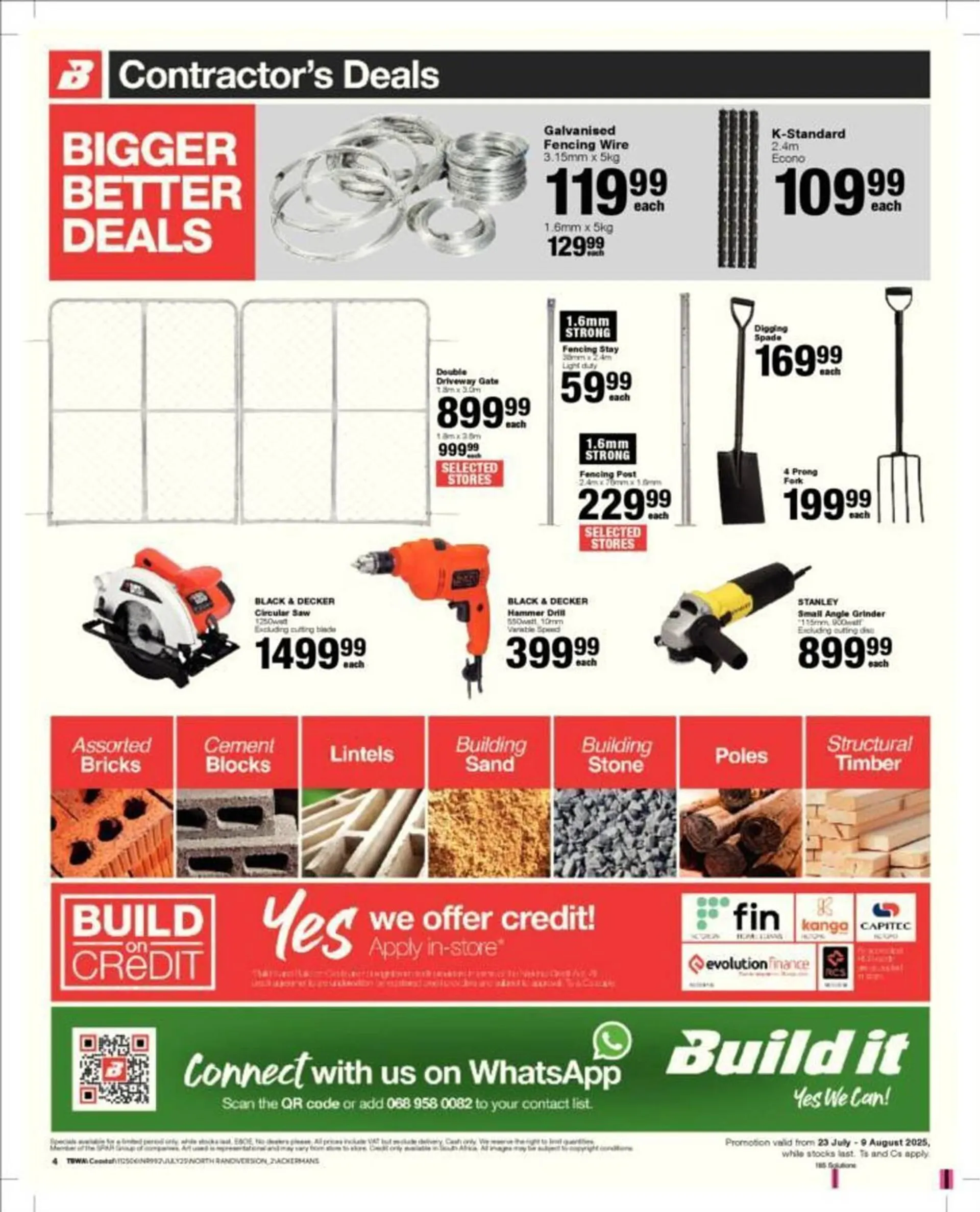 Build It catalogue from 23 July to 9 August 2025 - Catalogue Page 1