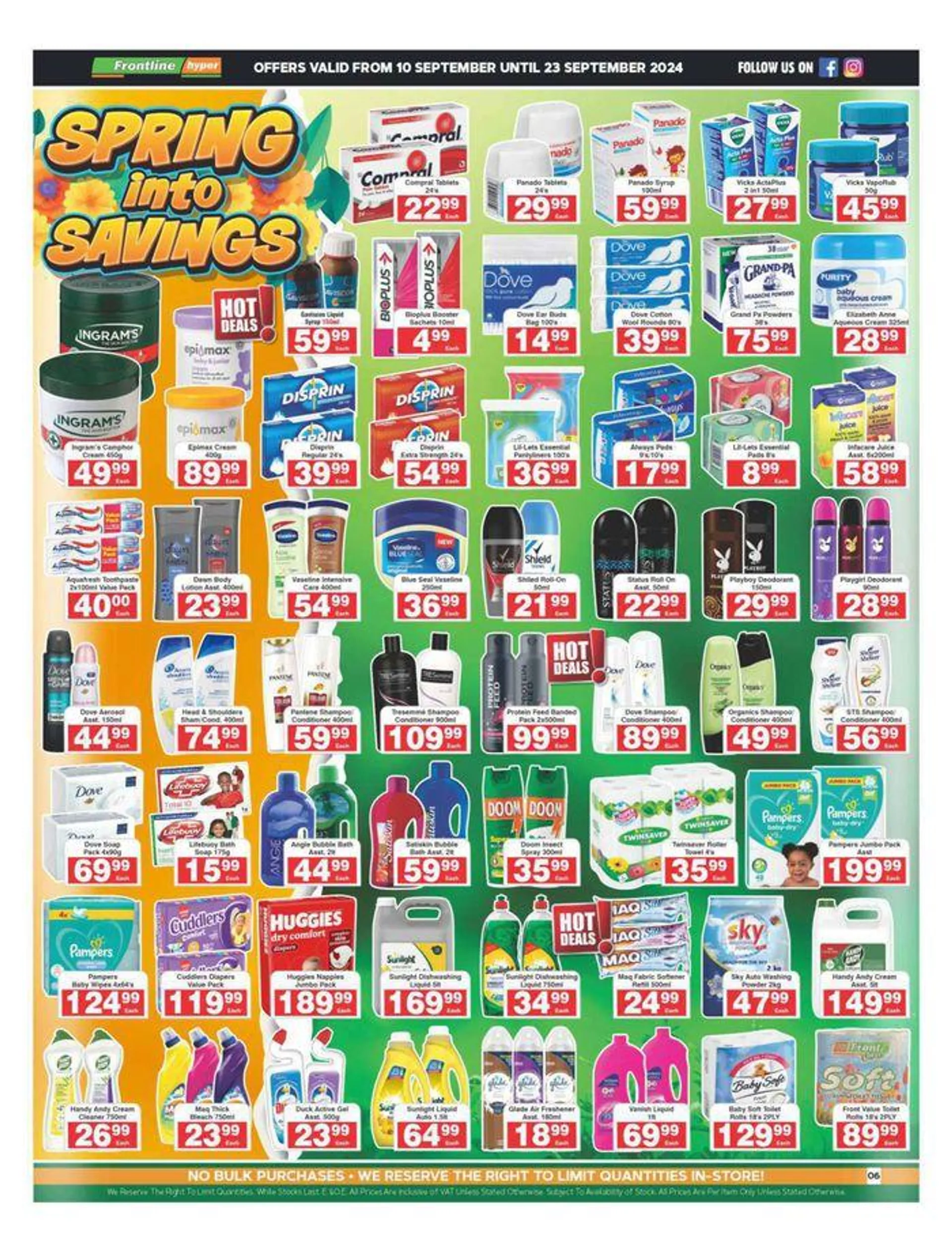 Spring into Savings from 12 September to 23 September 2024 - Catalogue Page 6