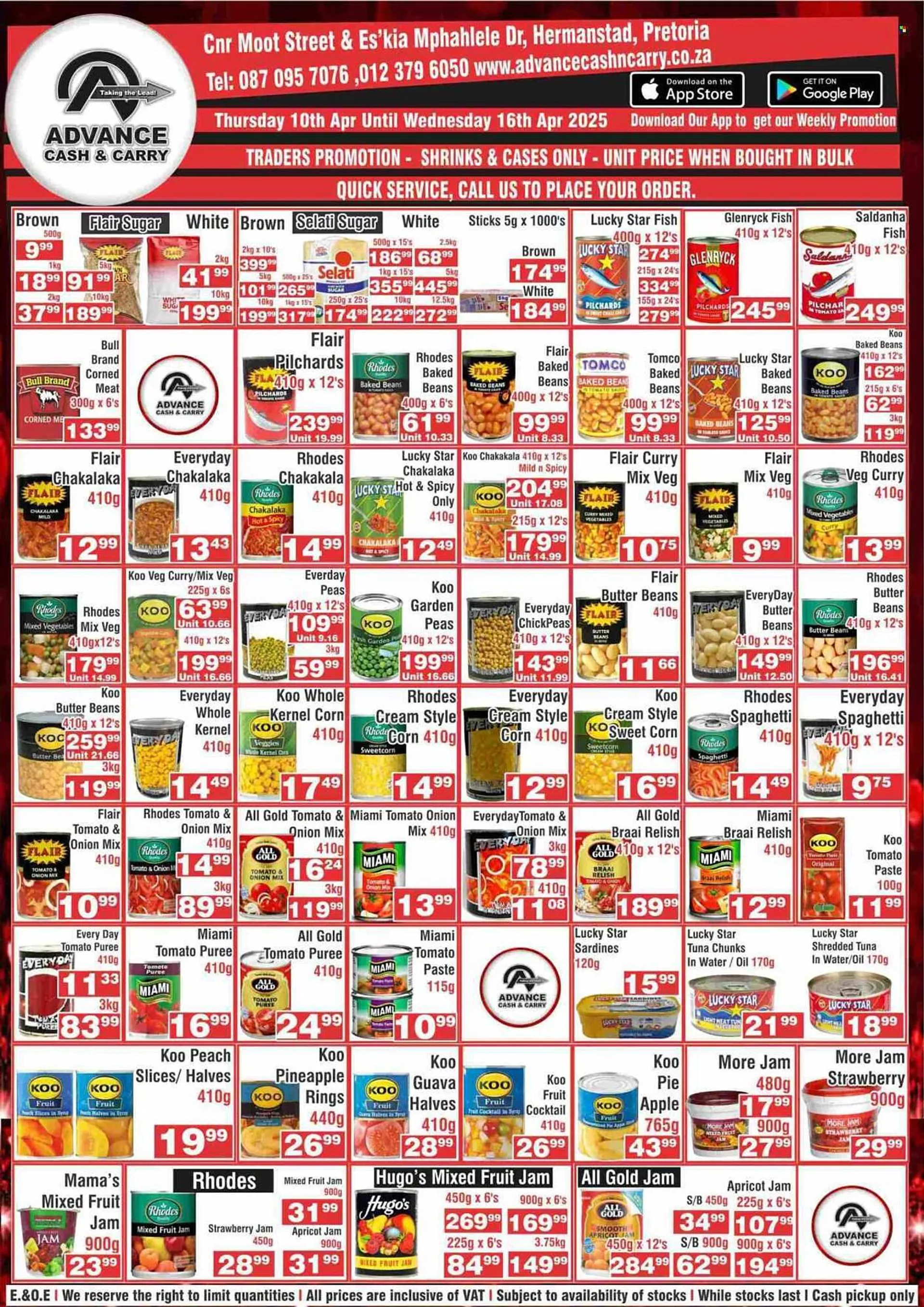 Advance Cash n Carry catalogue from 10 April to 16 April 2025 - Catalogue Page 1
