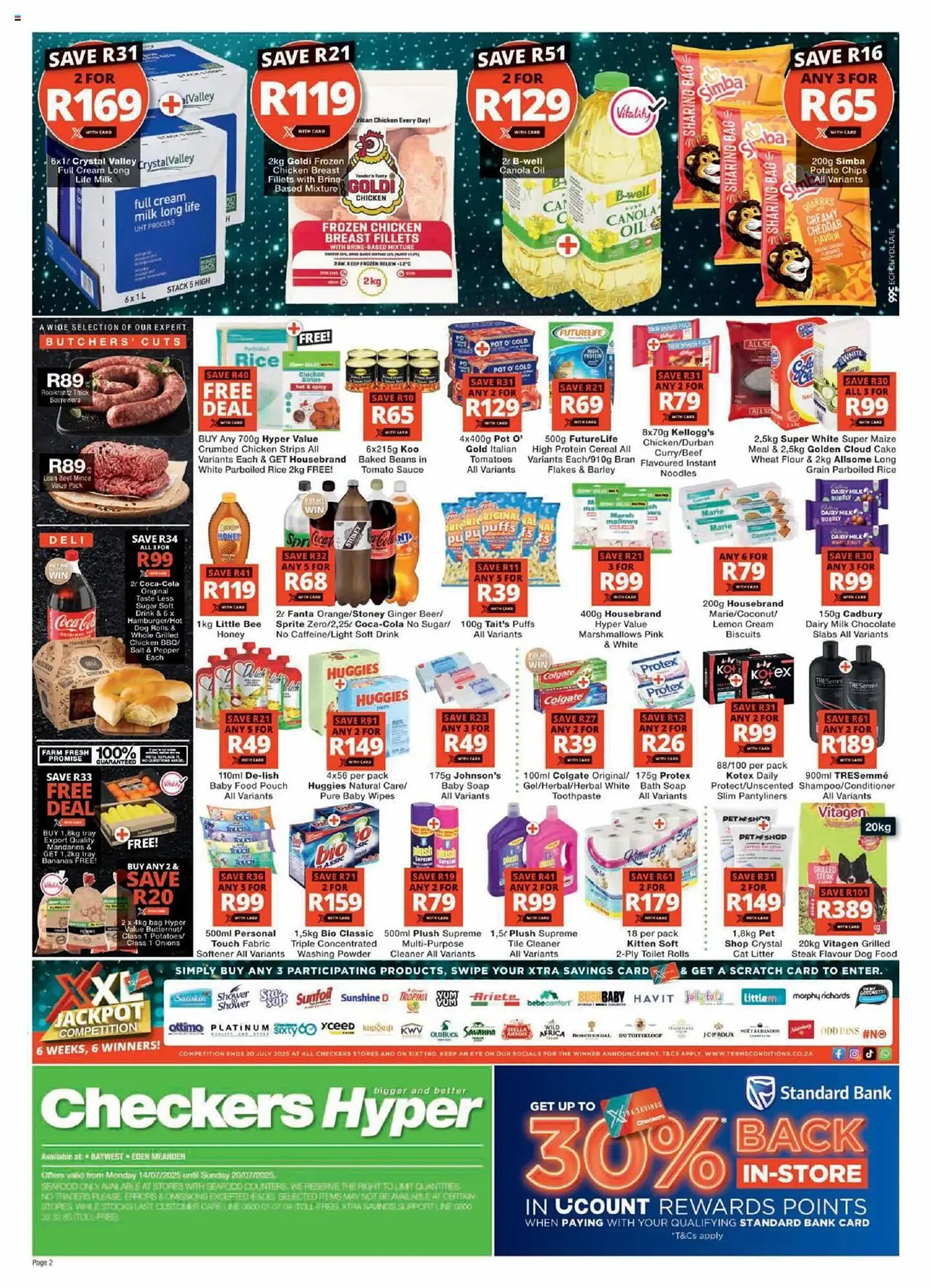 Checkers catalogue from 14 July to 20 August 2025 - Catalogue Page 1