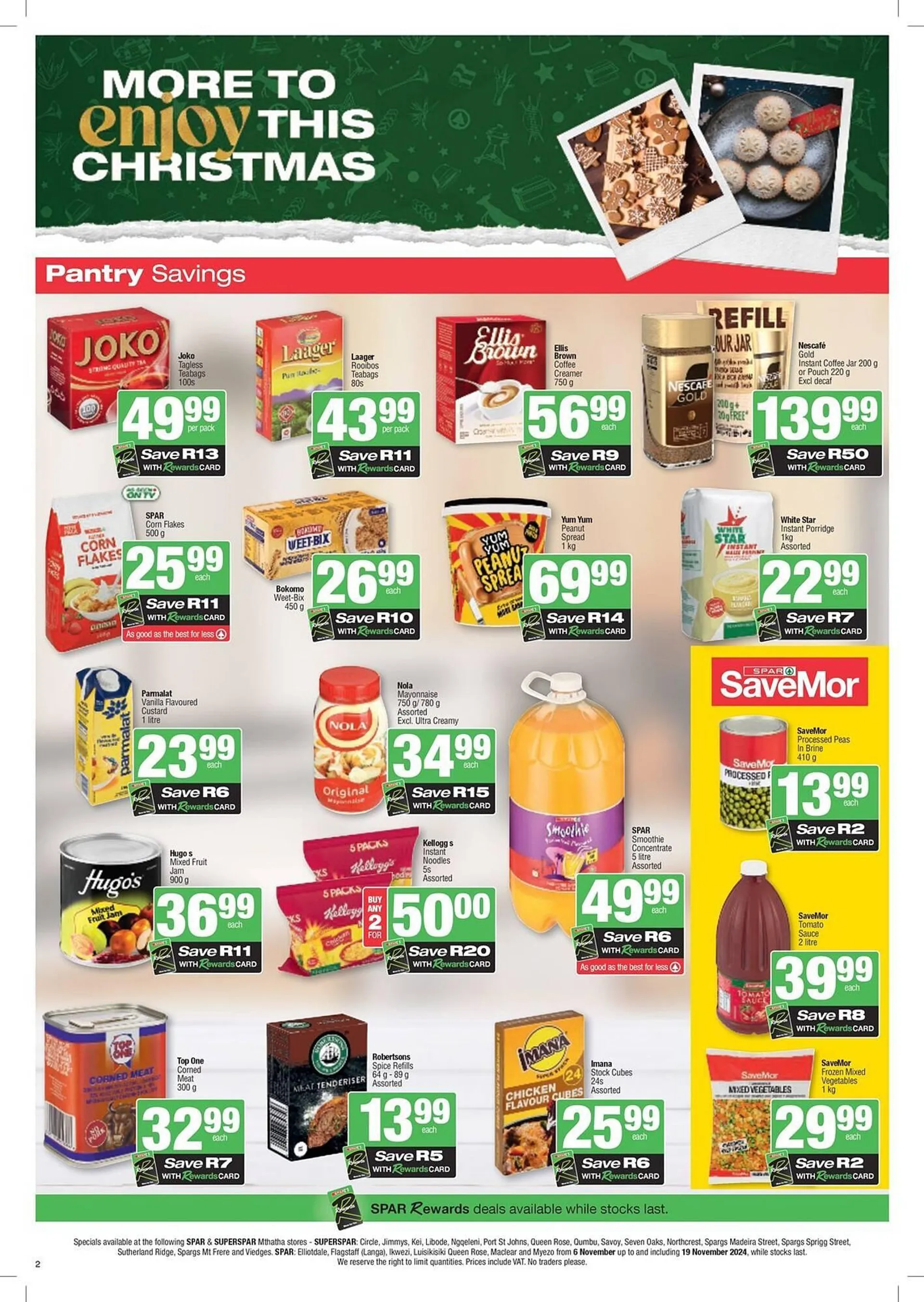 Spar catalogue from 6 November to 19 November 2024 - Catalogue Page 2