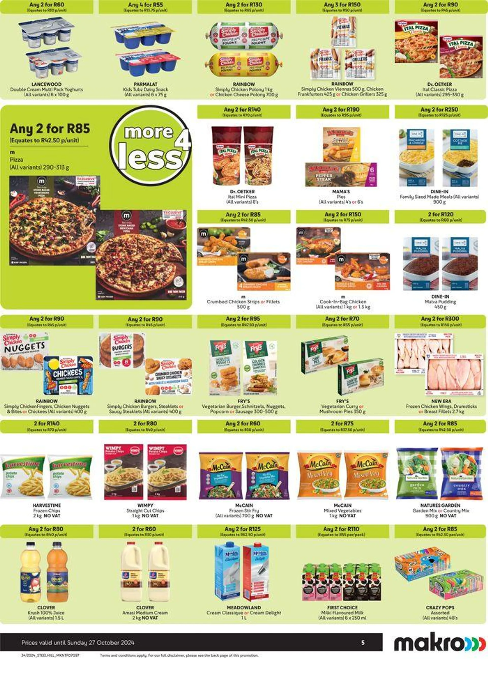 Makro : More 4 Less from 19 August to 27 October 2024 - Catalogue Page 5