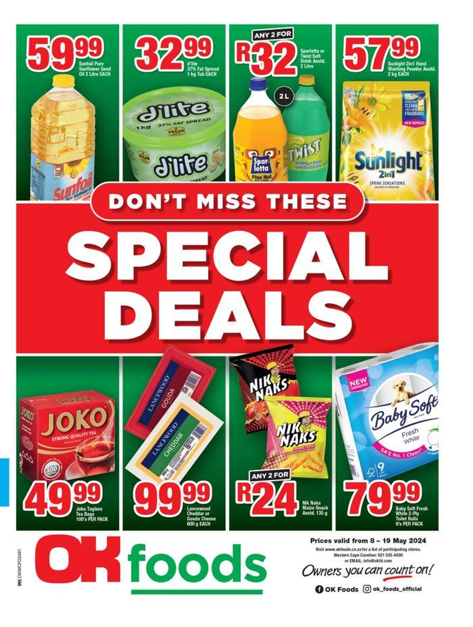 OK Foods weekly specials 8 - 19 May - 1