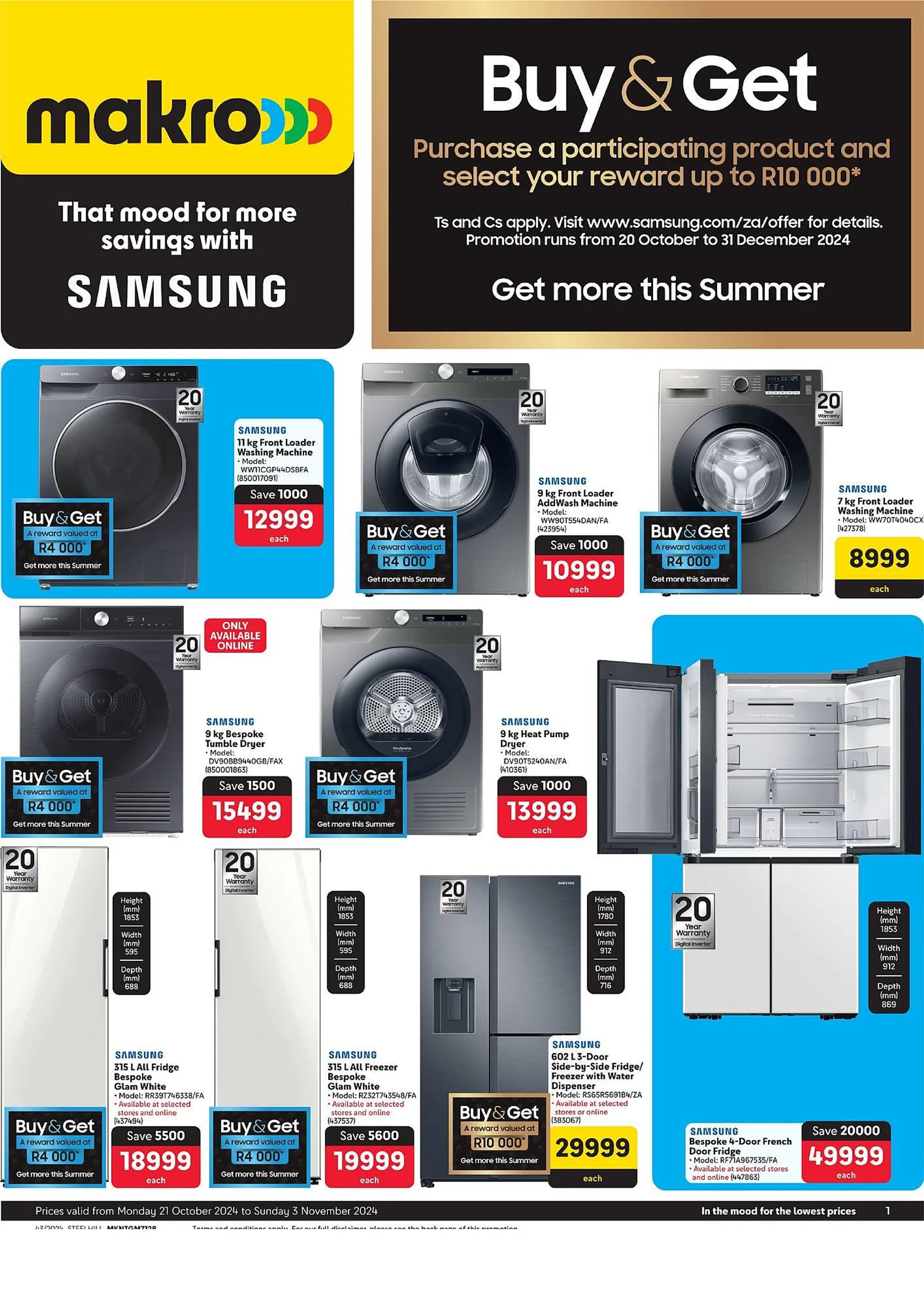 Makro catalogue from 21 October to 3 November 2024 - Catalogue Page 1