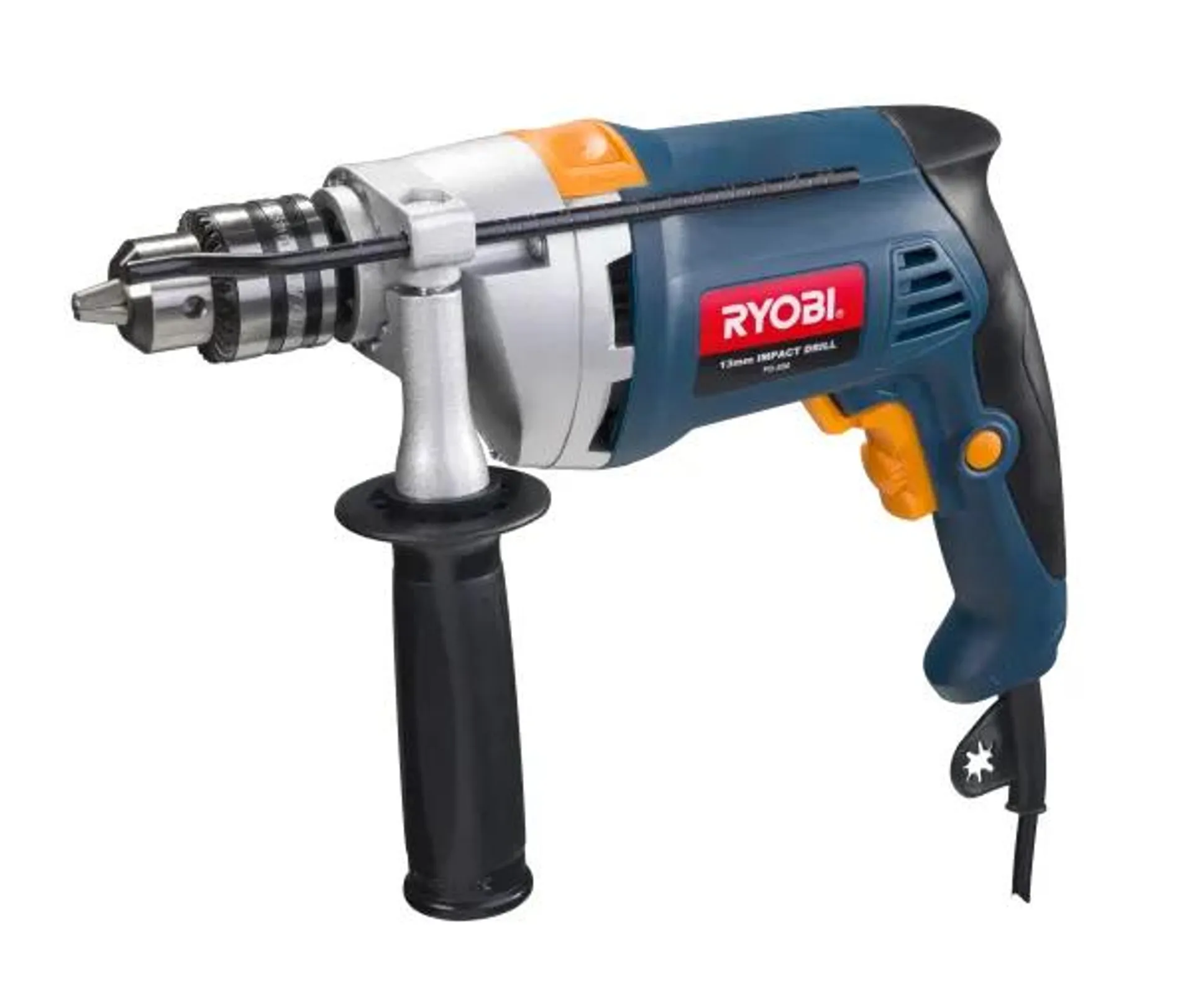 Ryobi PD-850 Impact Drill 13mm 850W Alum Case Var/Rev