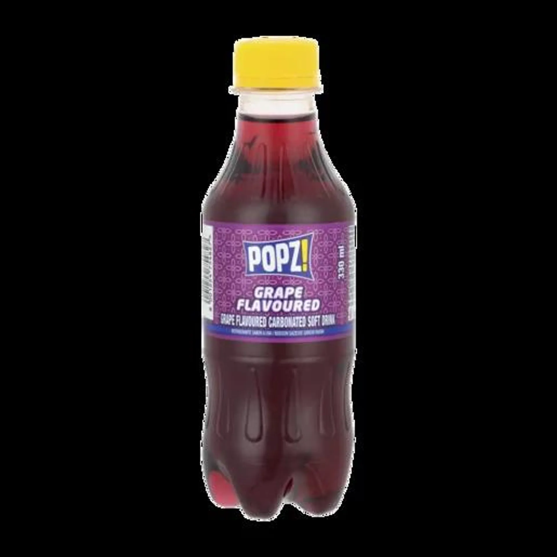 Popz! Grape Flavoured Soft Drink 330ml