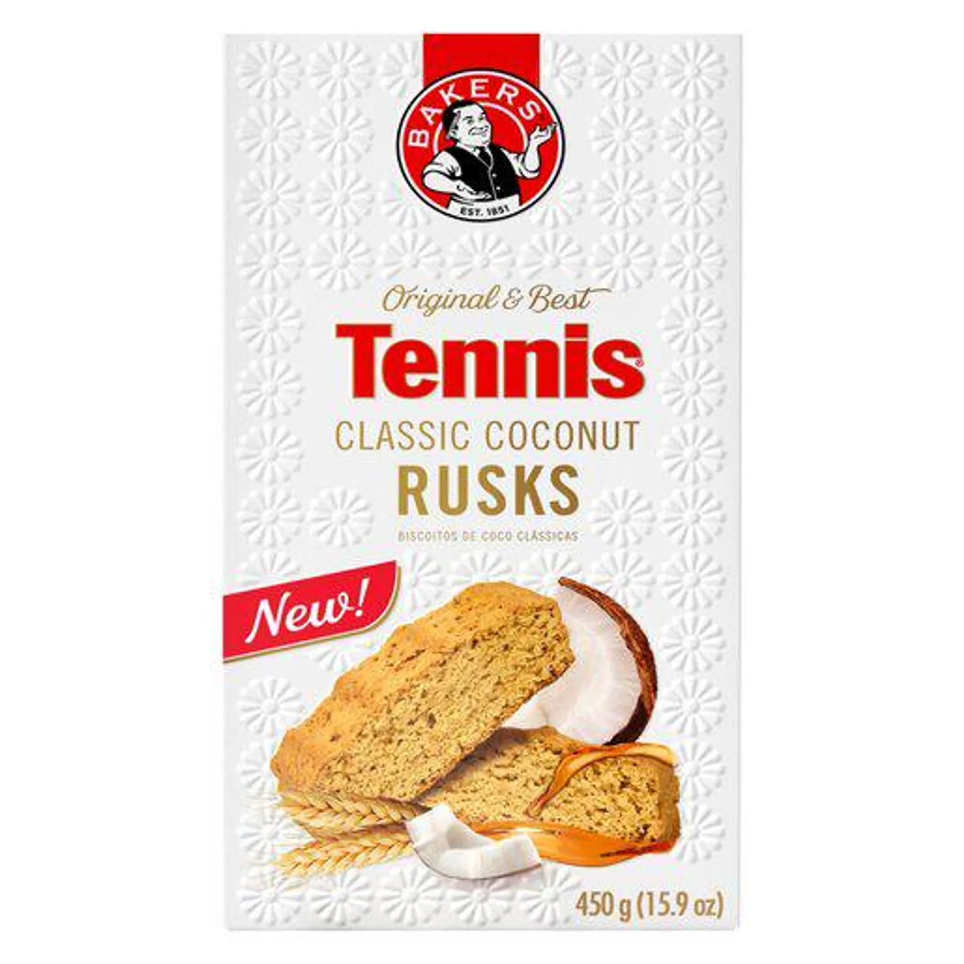 Bakers Tennis Classic Coconut Rusks 450g