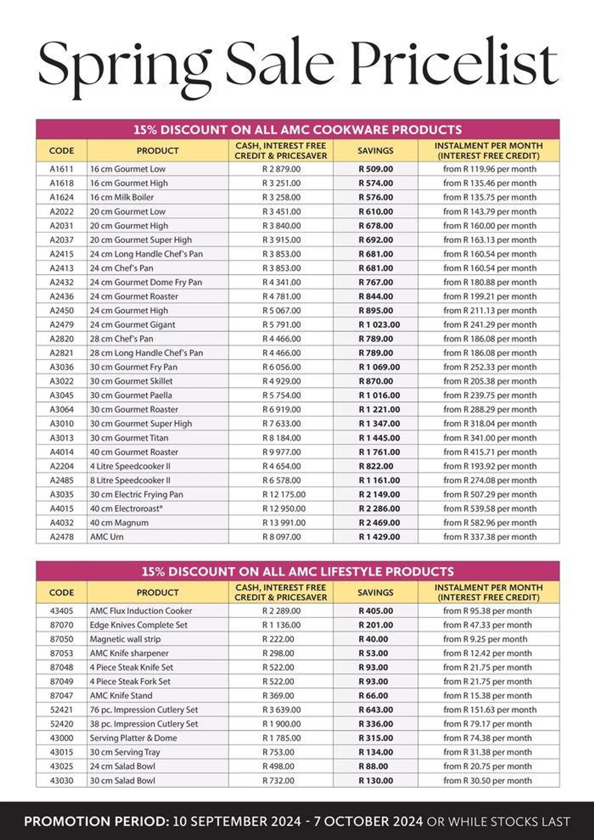 September 2024 Promotion from 13 September to 7 October 2024 - Catalogue Page 6