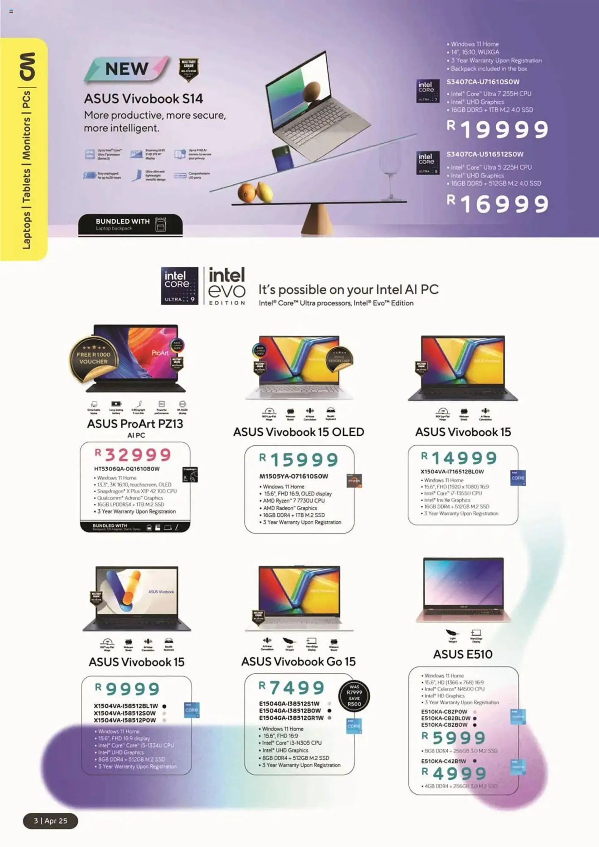 Computer Mania catalogue from 1 April to 30 April 2025 - Catalogue Page 1