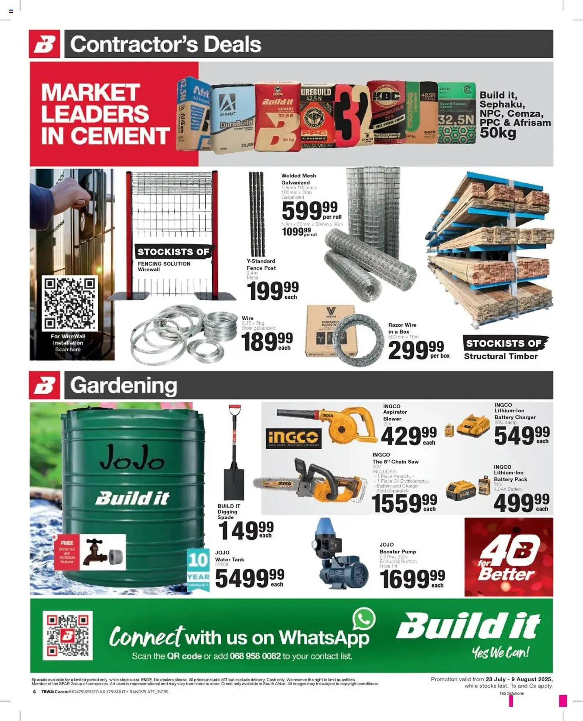 Build It catalogue from 23 July to 6 September 2025 - Catalogue Page 1