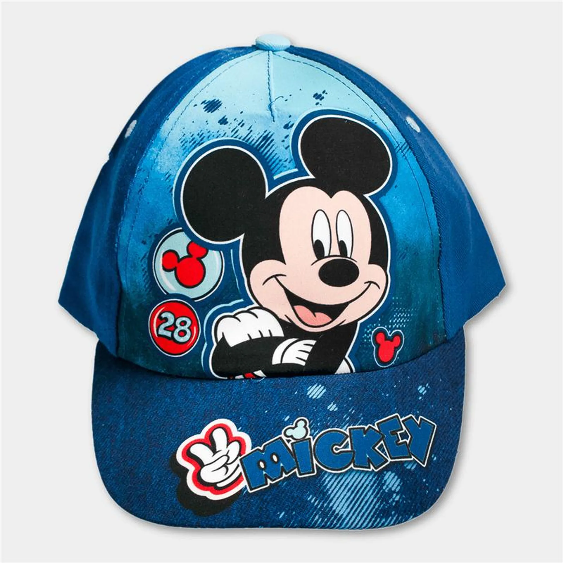 Girl's Character Group Blue Mickey Mouse Peak Cap