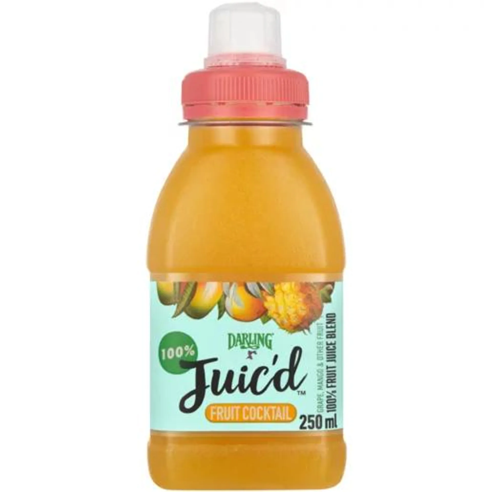 Darling Juic'd Fruit Cocktail 100% Fruit Juice Blend 250ml