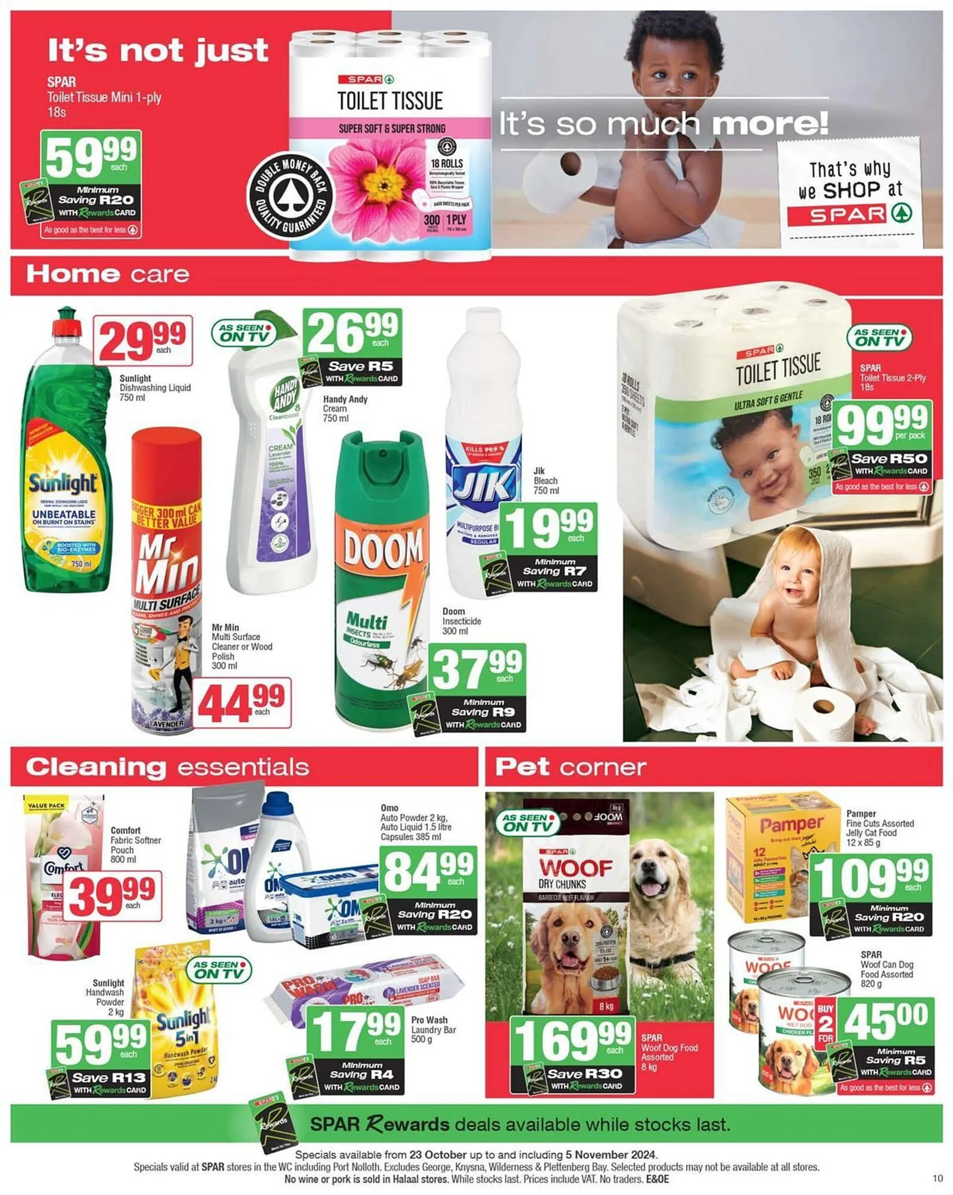 Spar catalogue from 23 October to 5 November 2024 - Catalogue Page 10