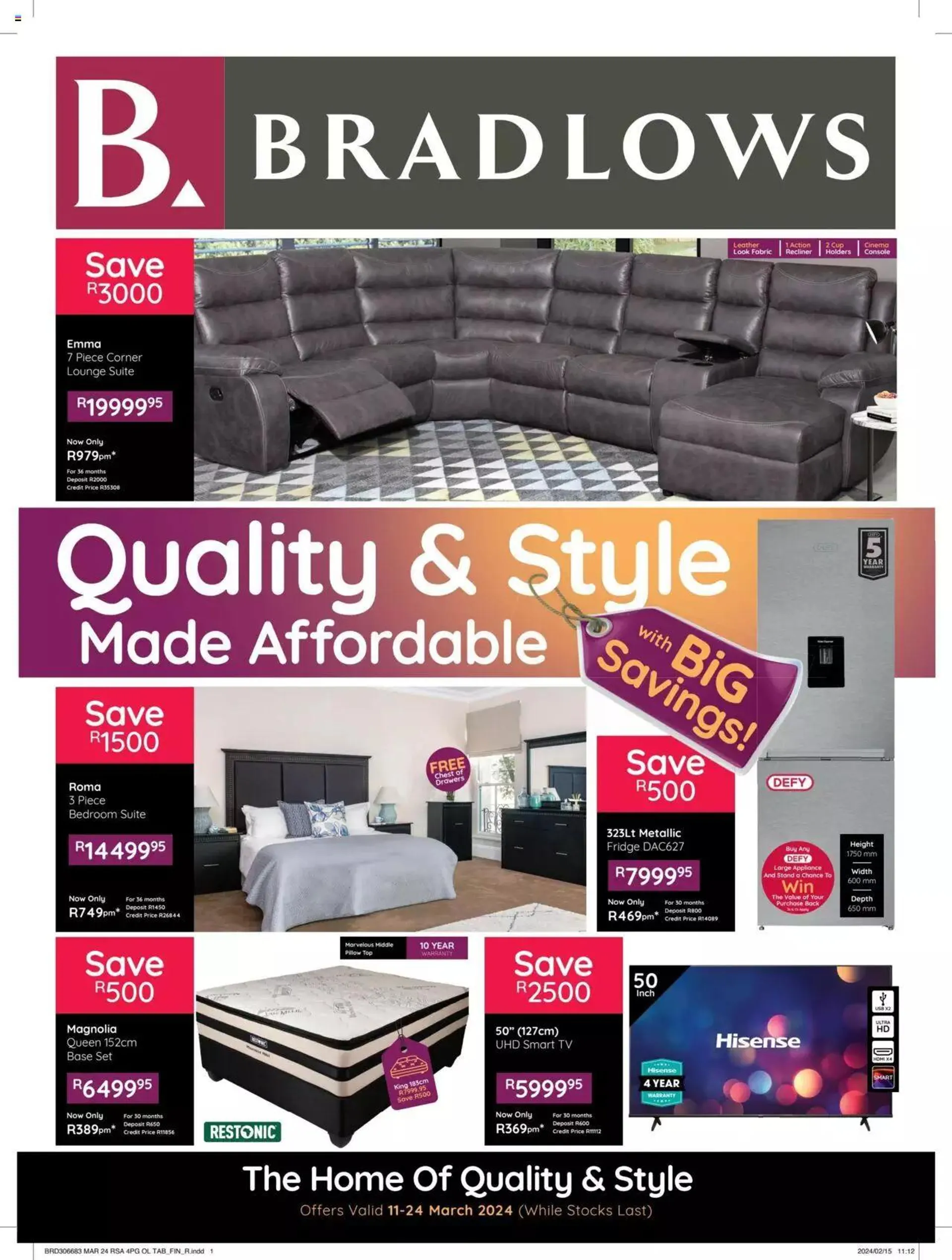 Bradlows Specials - 11 March 24 March 2024 - Page 1
