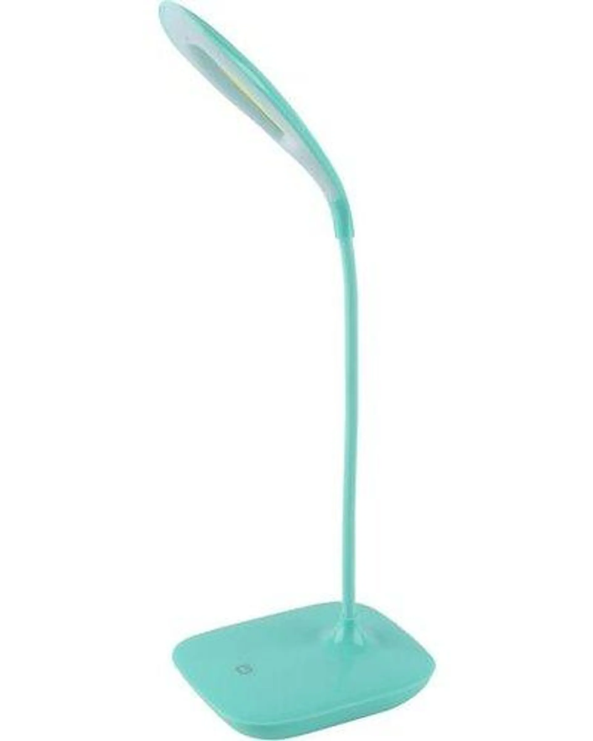 HomeQuip Flexilite USB Rechargeable Flexible Desk Light (Pastel Green)