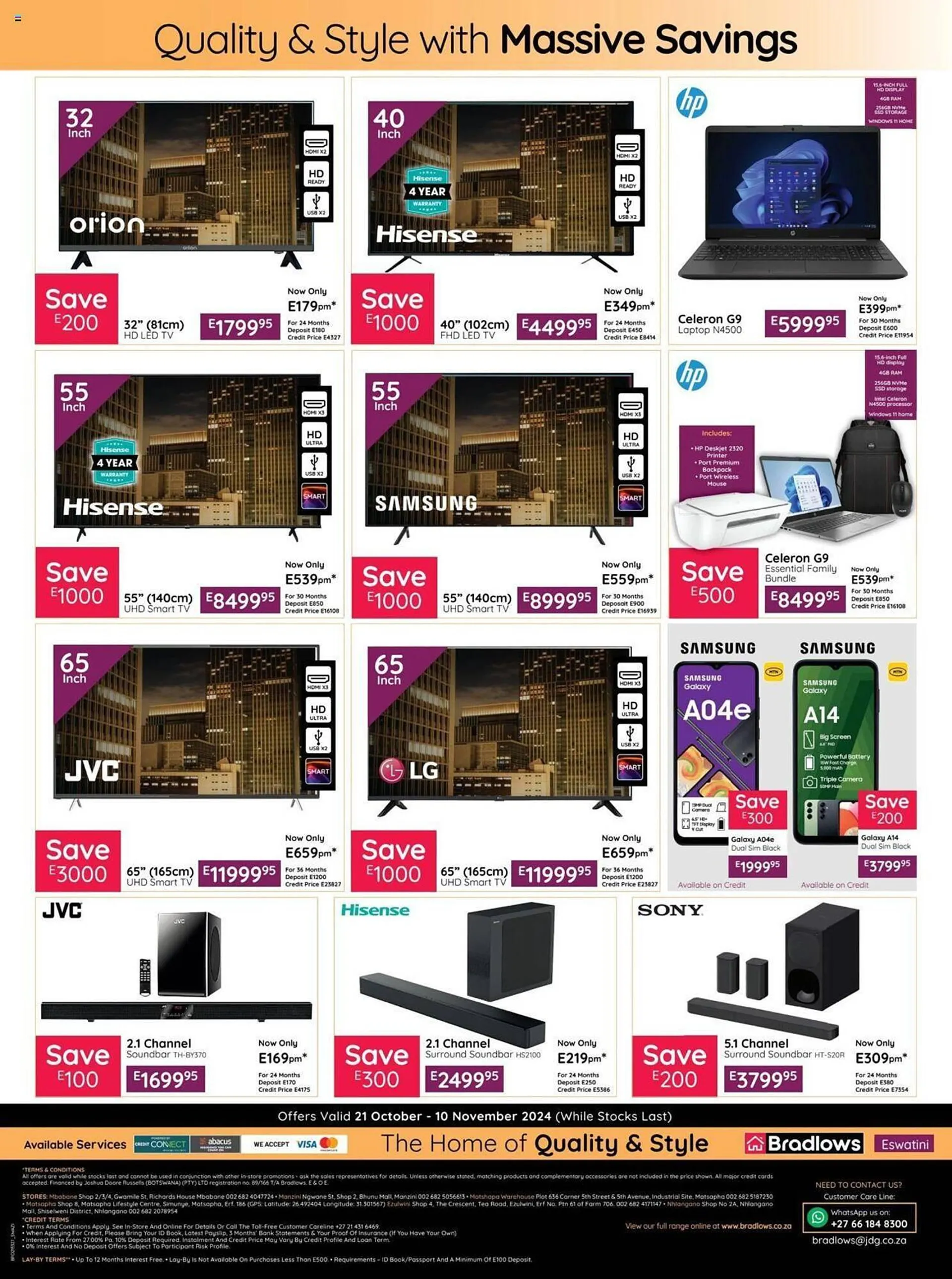 Bradlows catalogue from 21 October to 10 November 2024 - Catalogue Page 8