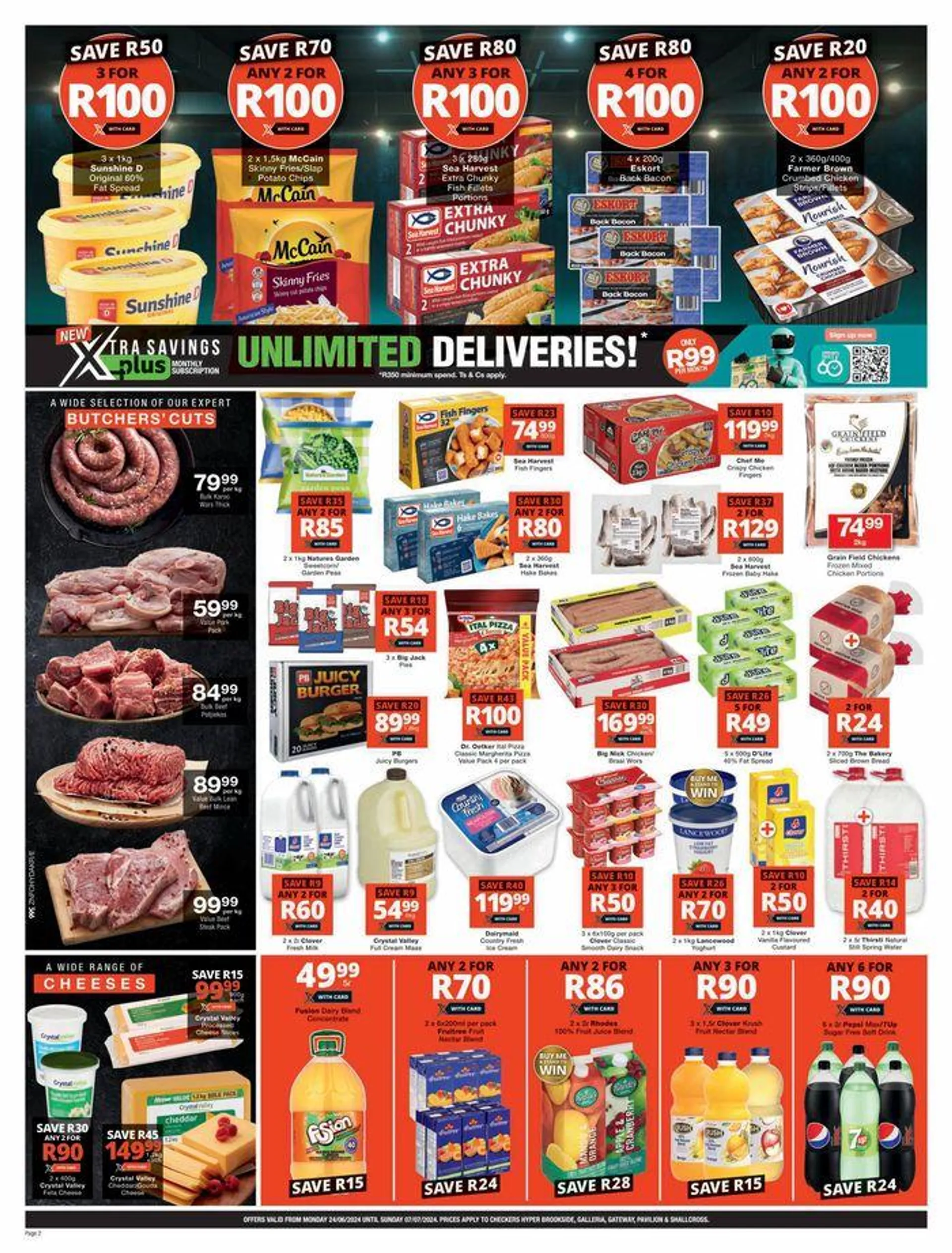 Checkers XXL Savings from 24 June to 7 July 2024 - Catalogue Page 2