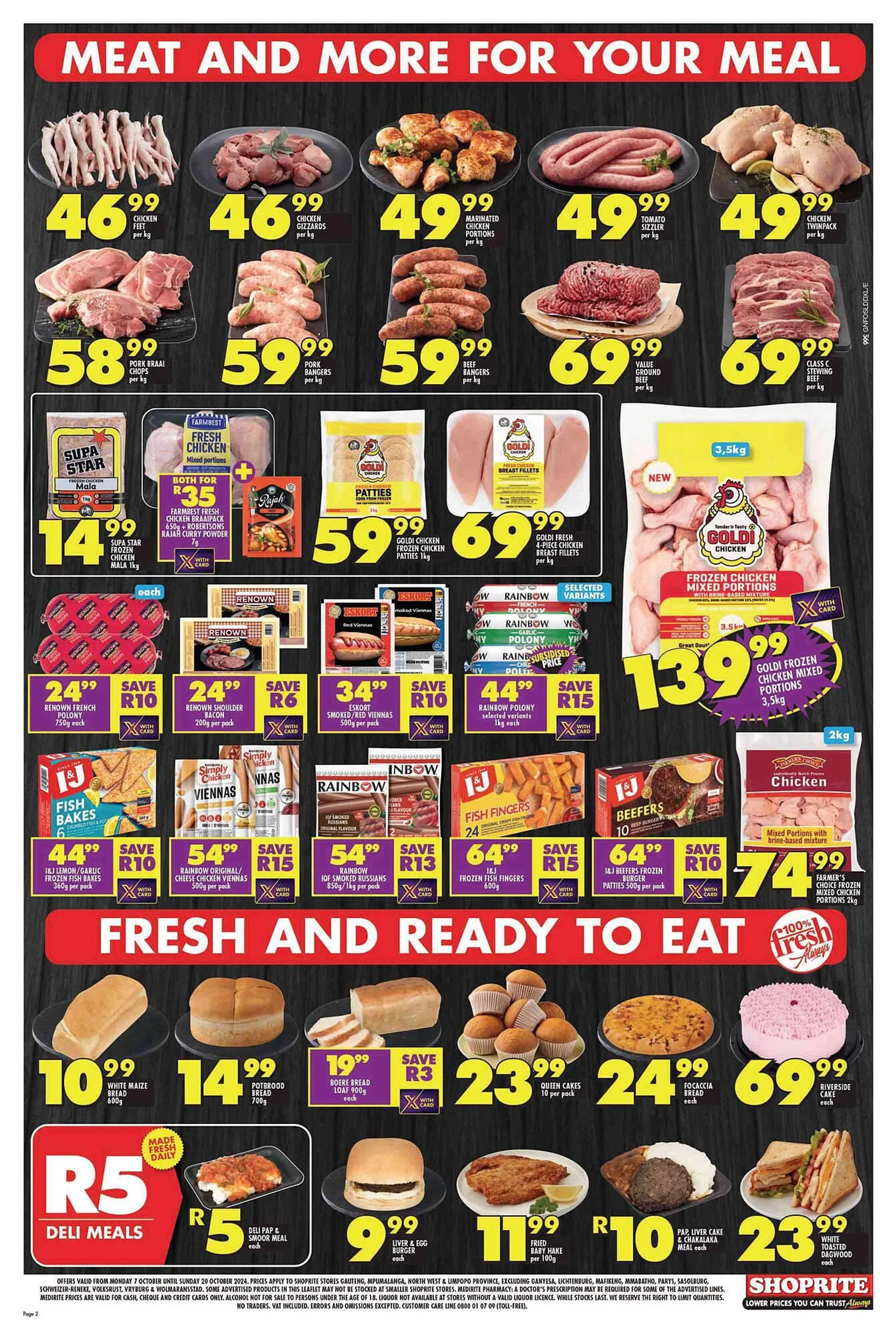 Shoprite catalogue from 7 October to 20 October 2024 - Catalogue Page 2