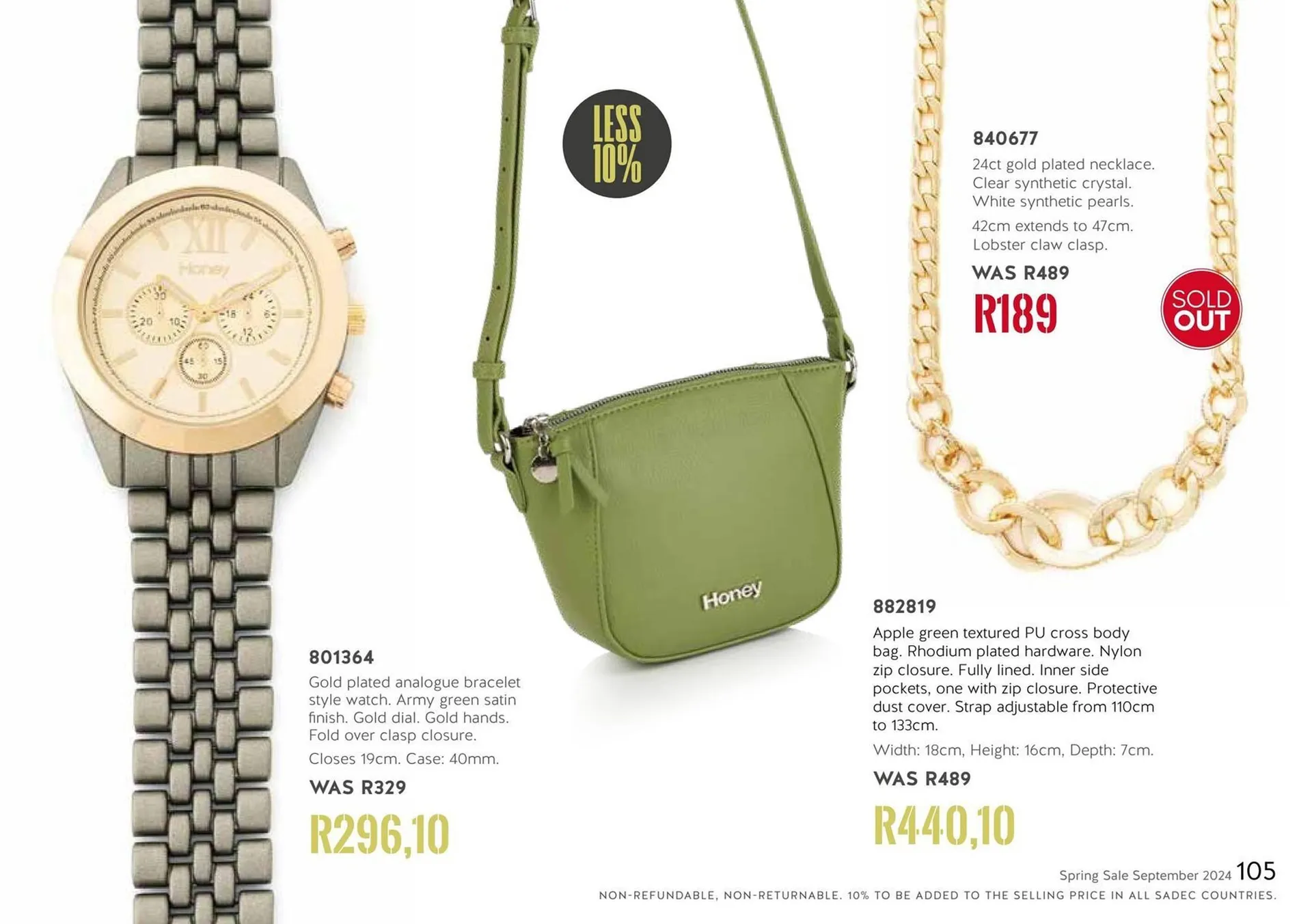 Honey Fashion Accessories catalogue from 10 December to 17 December 2024 - Catalogue Page 8