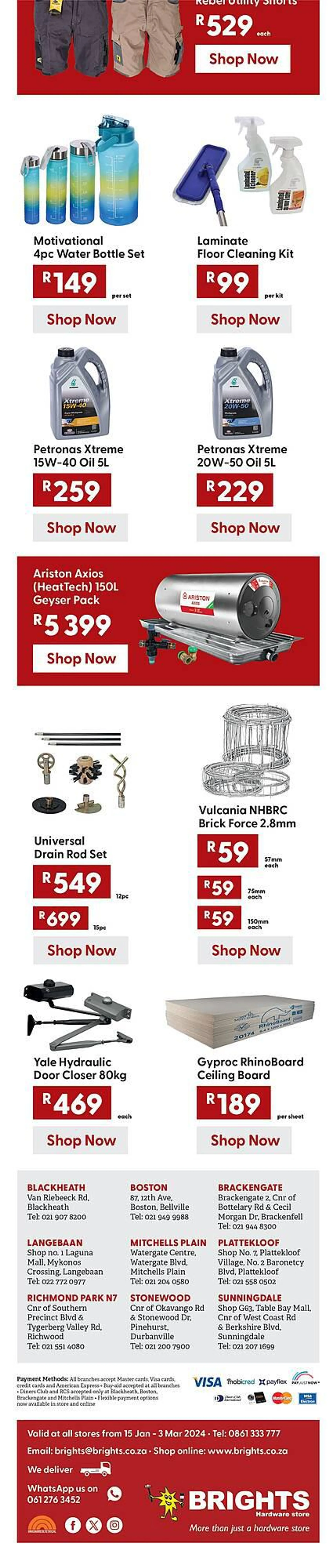 Brights Hardware catalogue - 15 January 3 March 2024 - Page 4