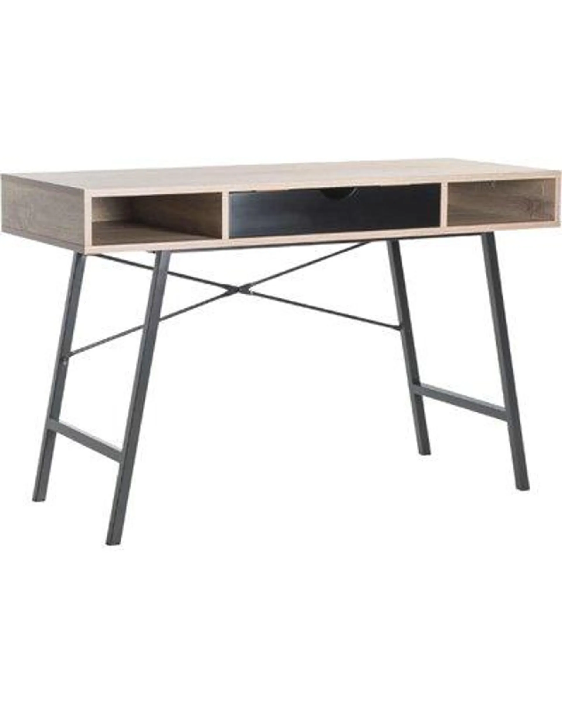 Luca 120cm Desk (Oak/Black)