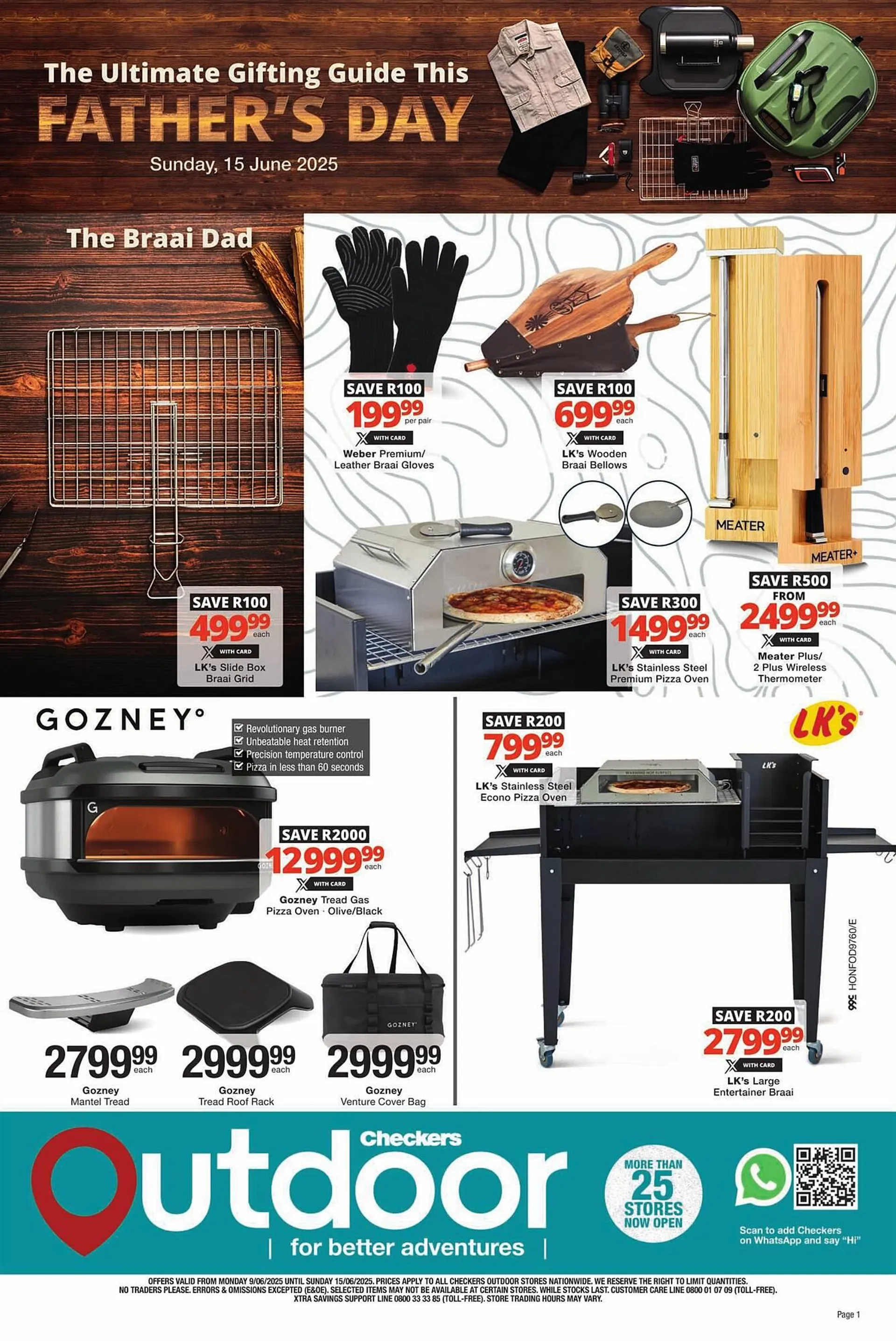 Checkers catalogue from 9 June to 15 June 2025 - Catalogue Page 1