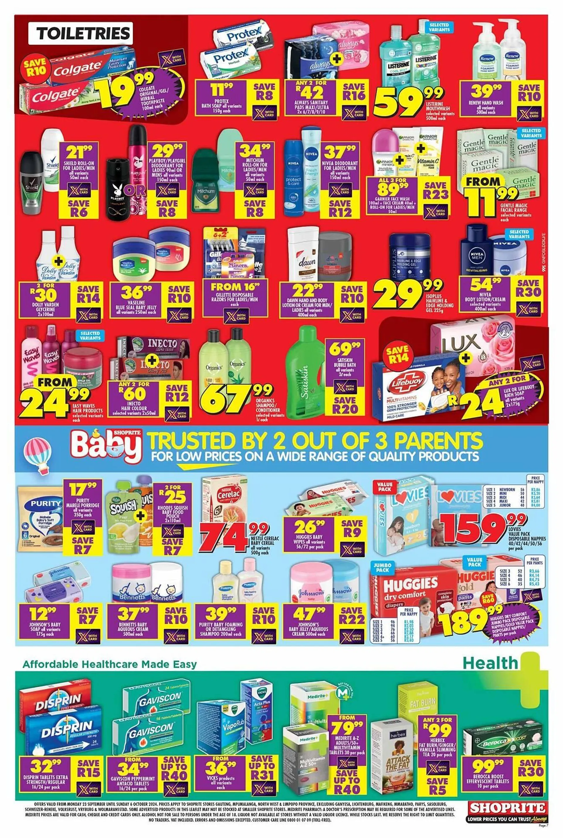 Shoprite catalogue from 24 September to 6 October 2024 - Catalogue Page 7