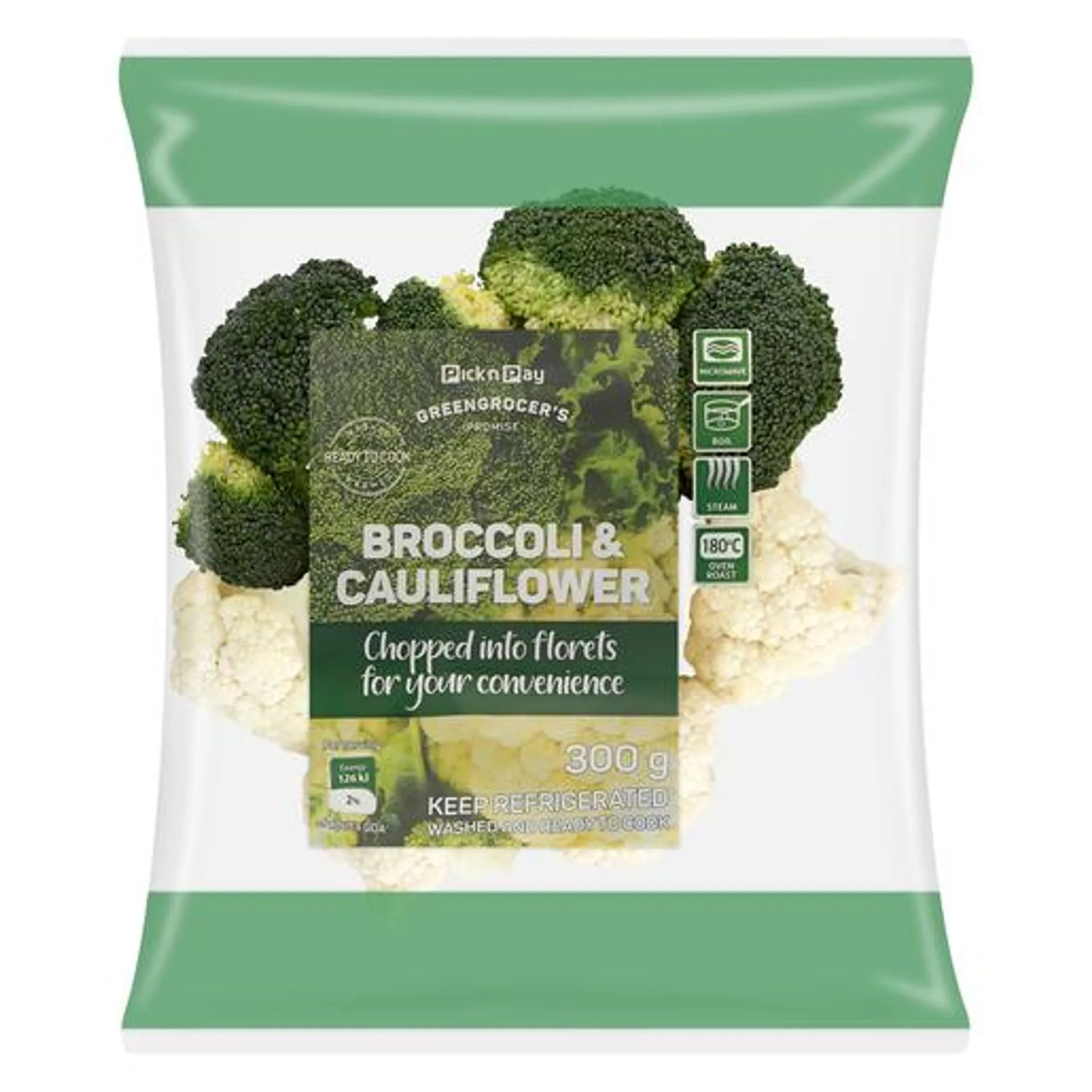 PnP Cauliflower & Broccoli 300g