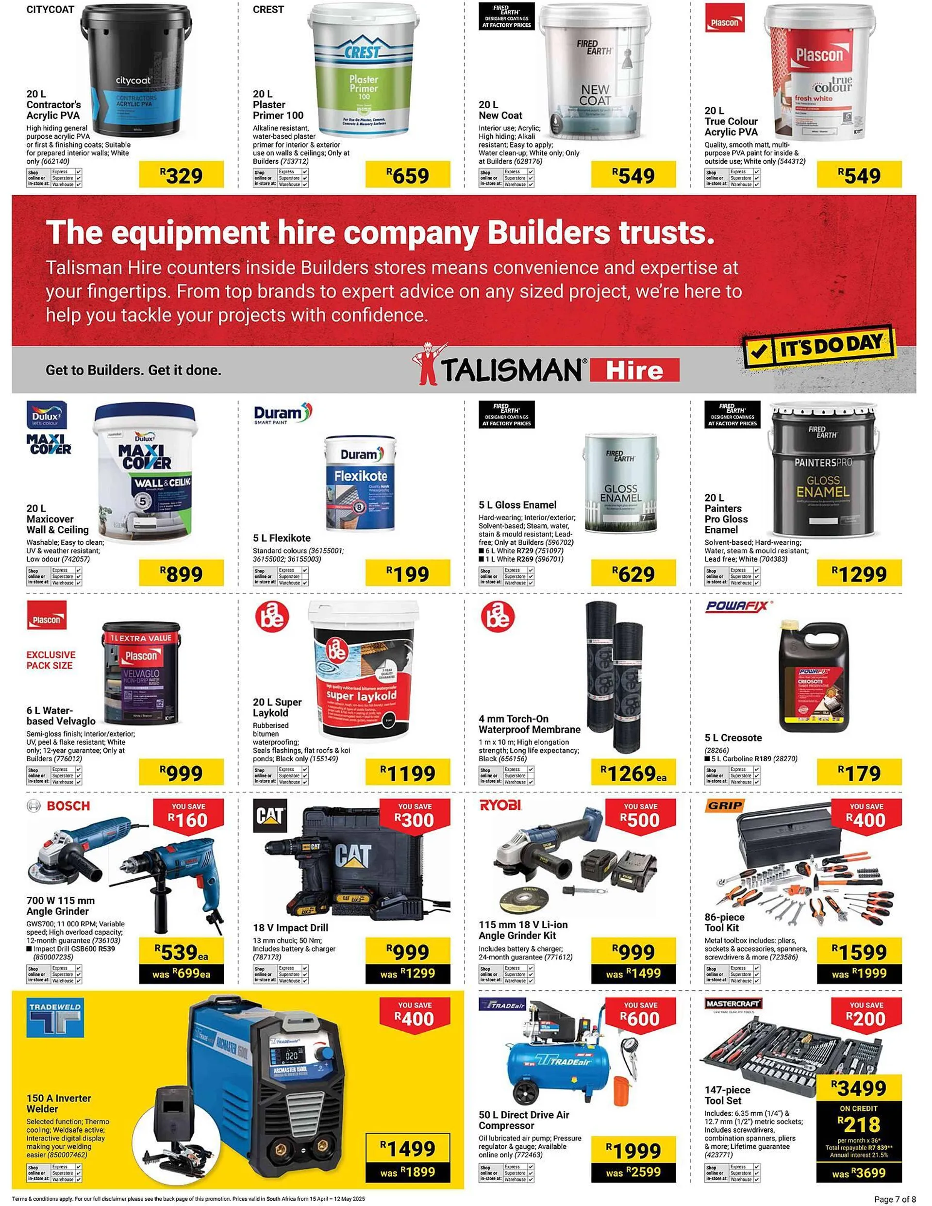Builders Warehouse catalogue from 15 April to 12 May 2025 - Catalogue Page 6