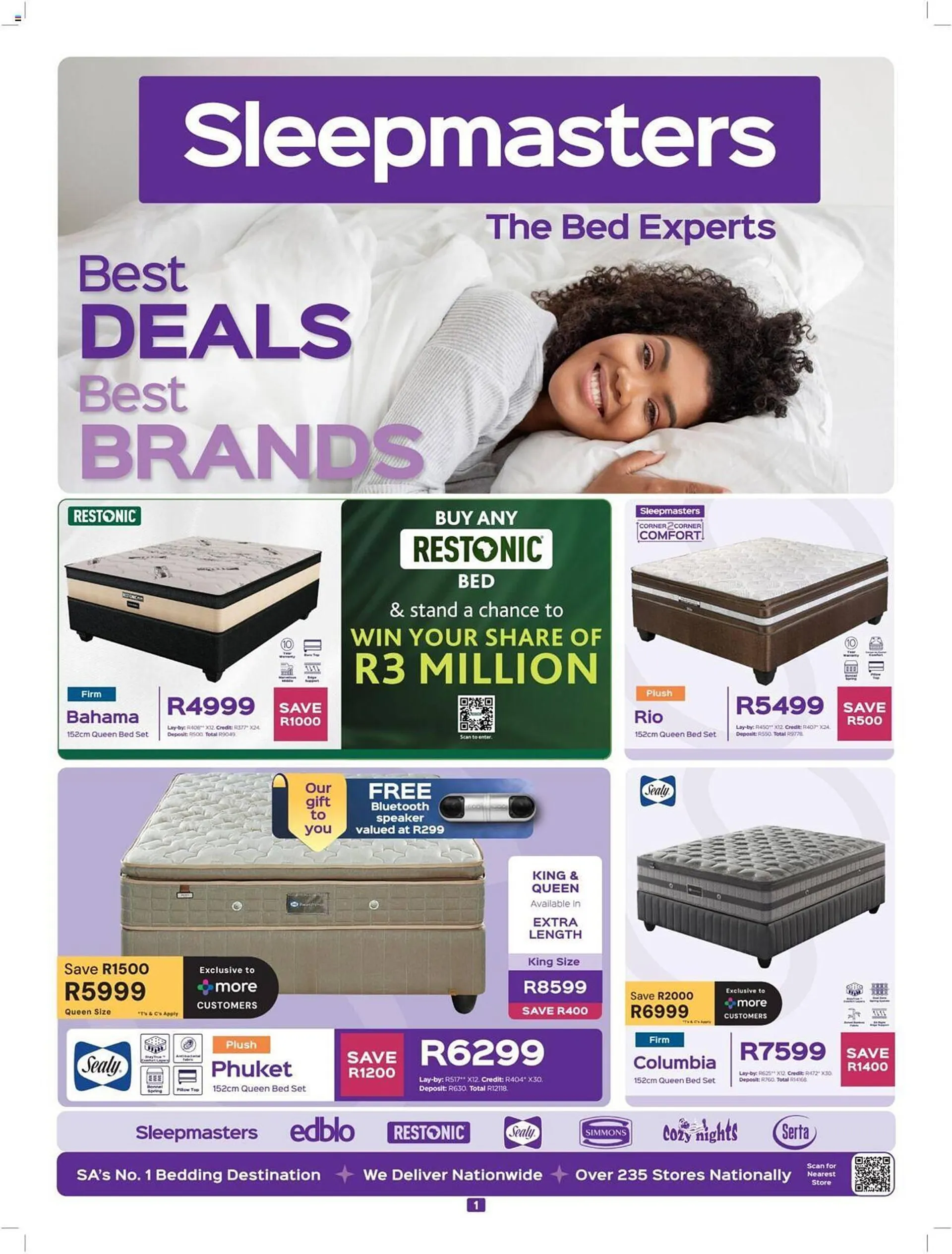 Sleepmasters catalogue - 1