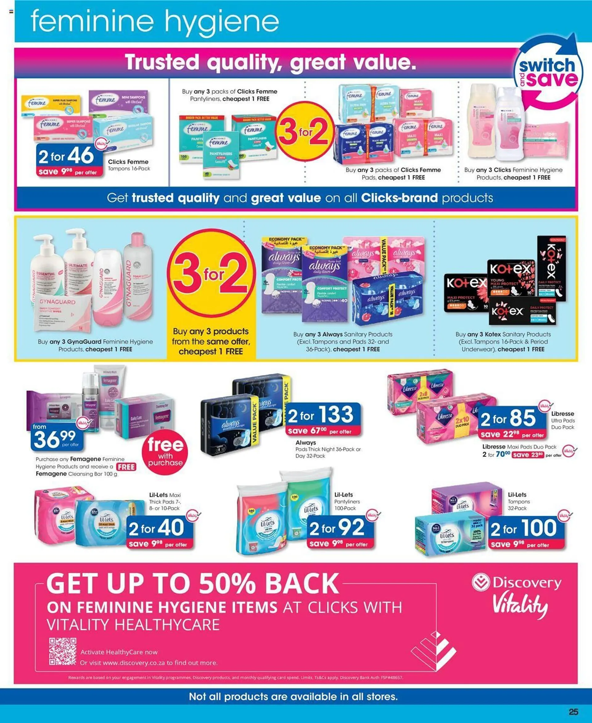 Clicks catalogue from 17 October to 30 October 2024 - Catalogue Page 25