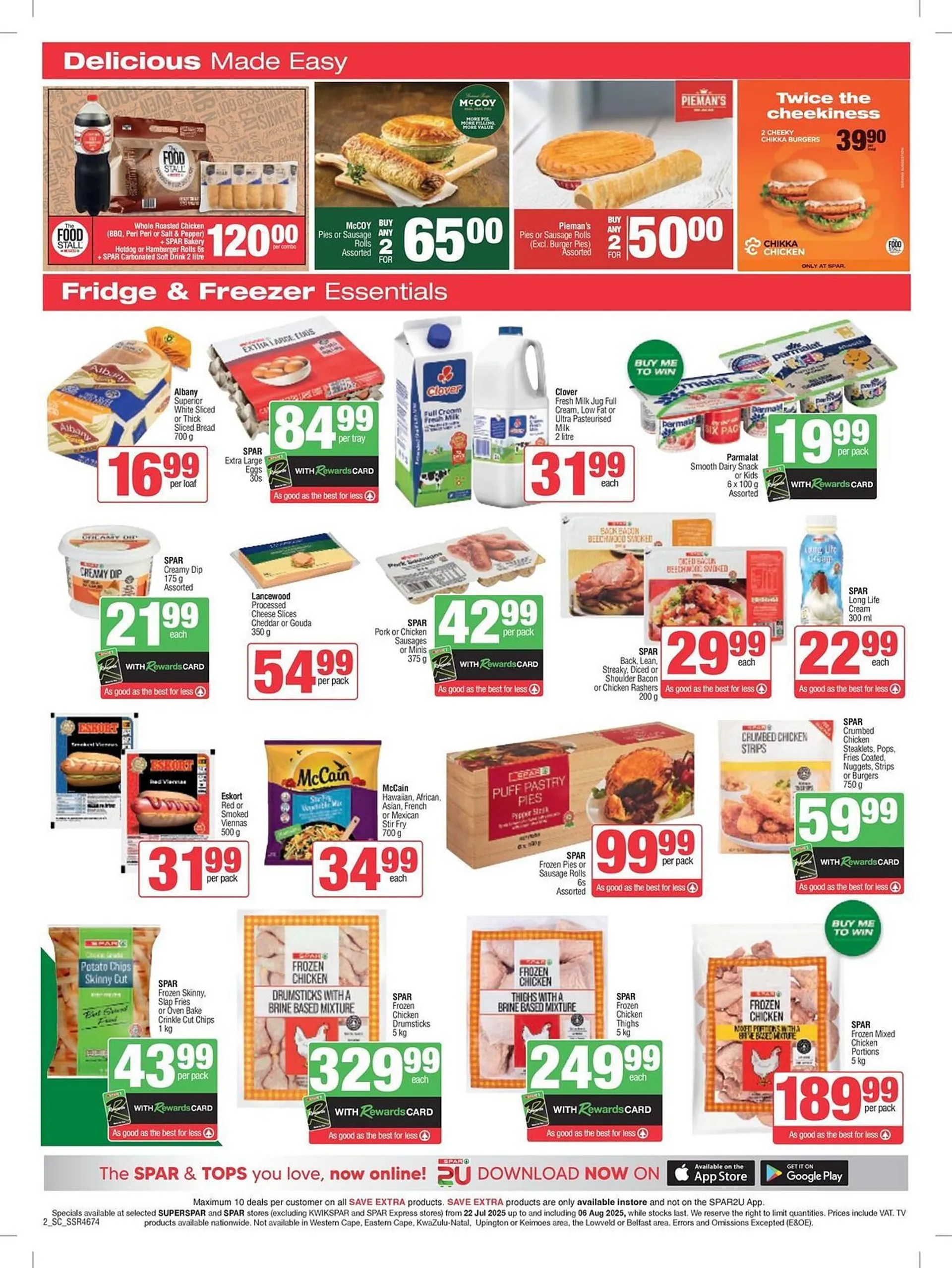 KwikSpar catalogue from 24 July to 6 August 2025 - Catalogue Page 1