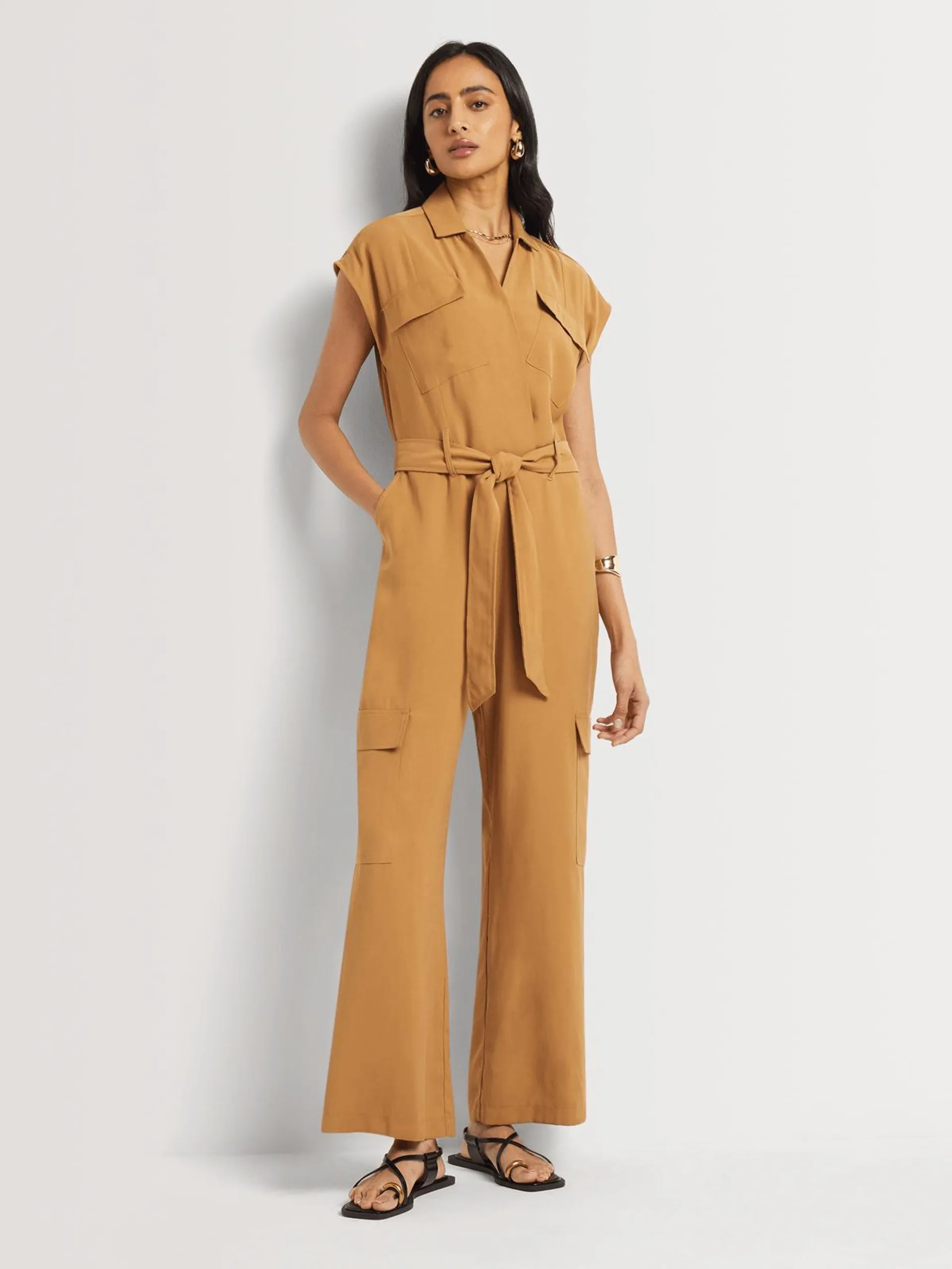 Twill Utility Jumpsuit