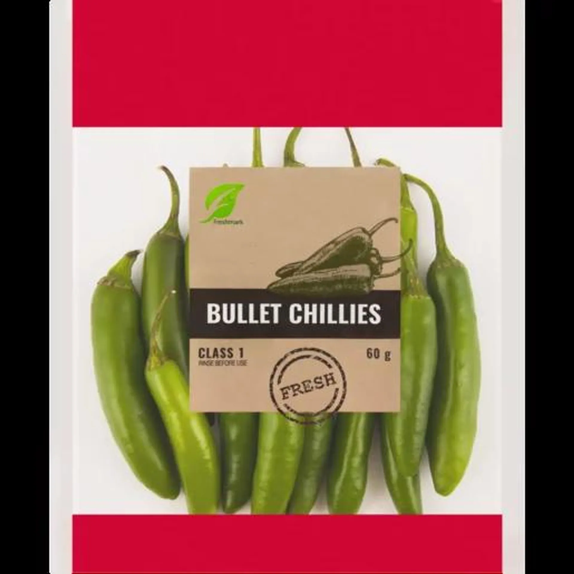 Bullet Chillies Pack 60g