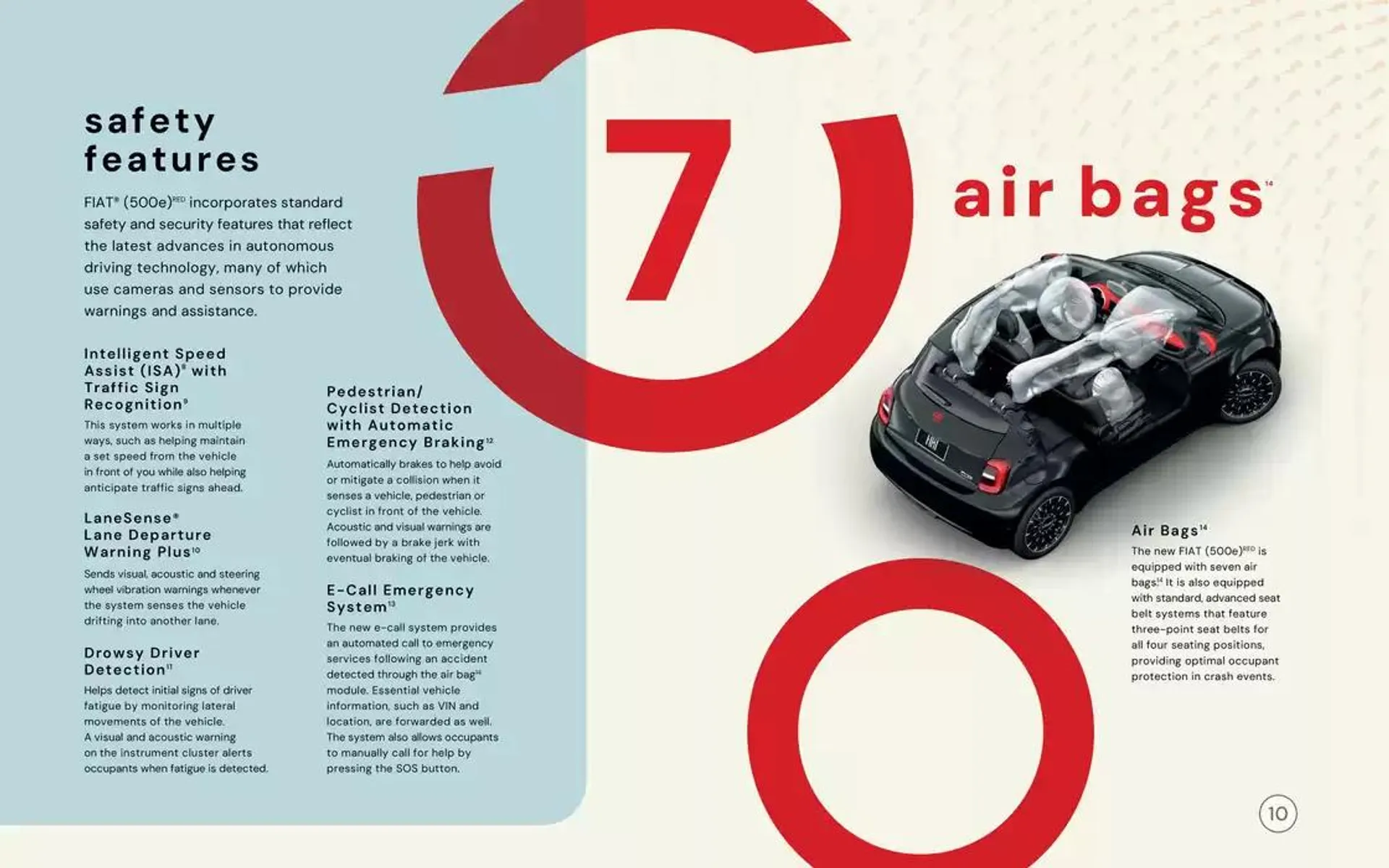 2024 FIAT® 500e from 25 September to 25 September 2025 - Catalogue Page 10