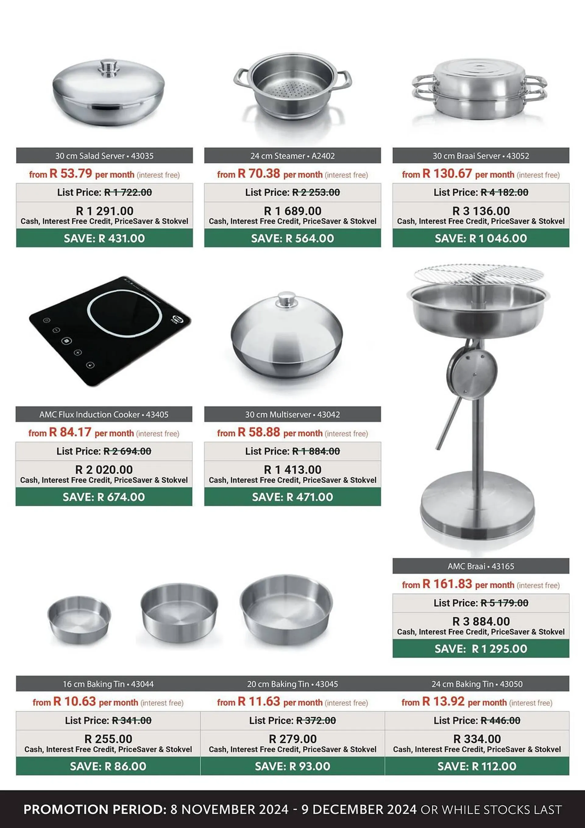 AMC Cookware catalogue from 8 November to 9 December 2024 - Catalogue Page 5