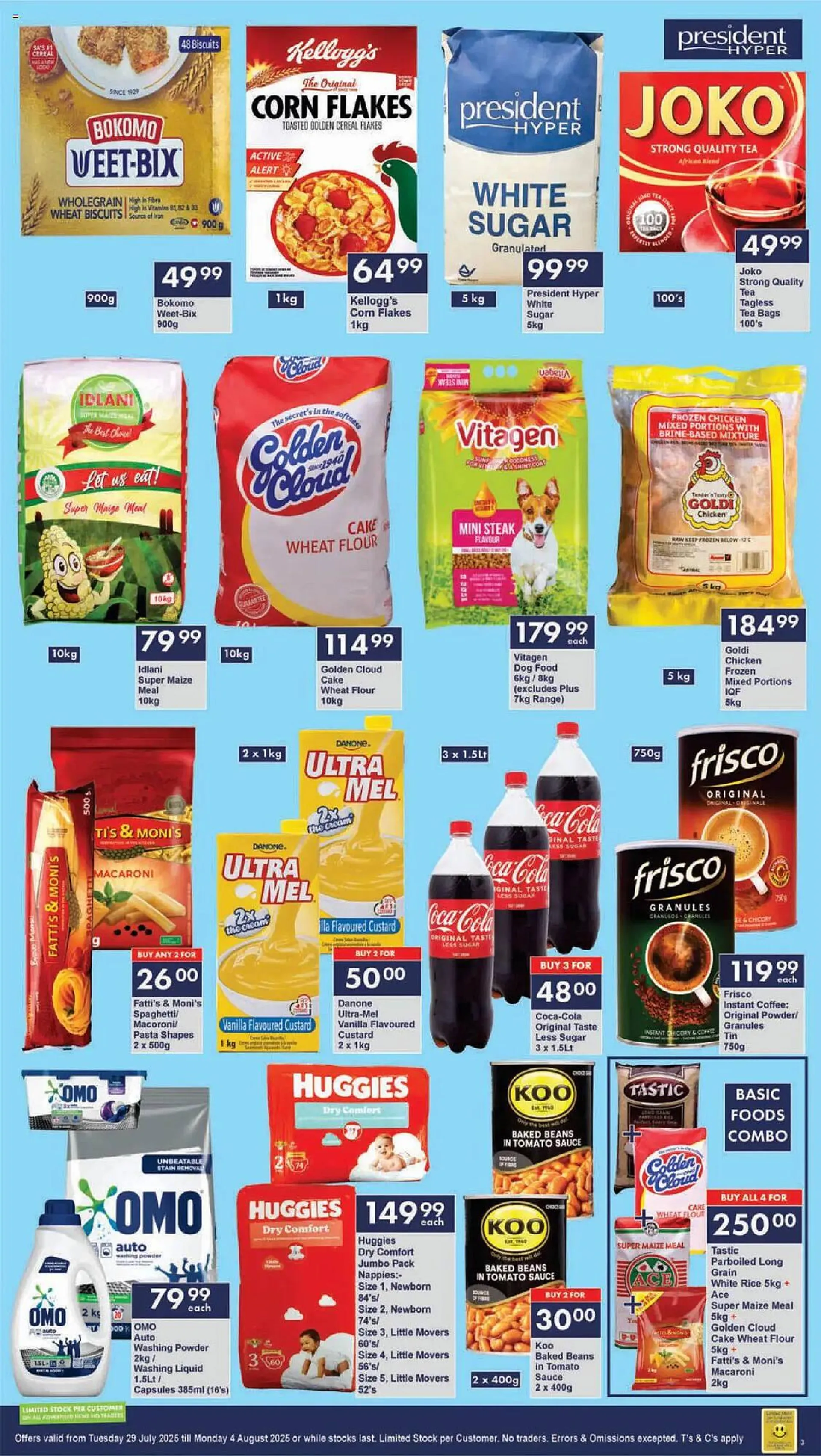 President Hyper catalogue from 29 July to 4 August 2025 - Catalogue Page 1